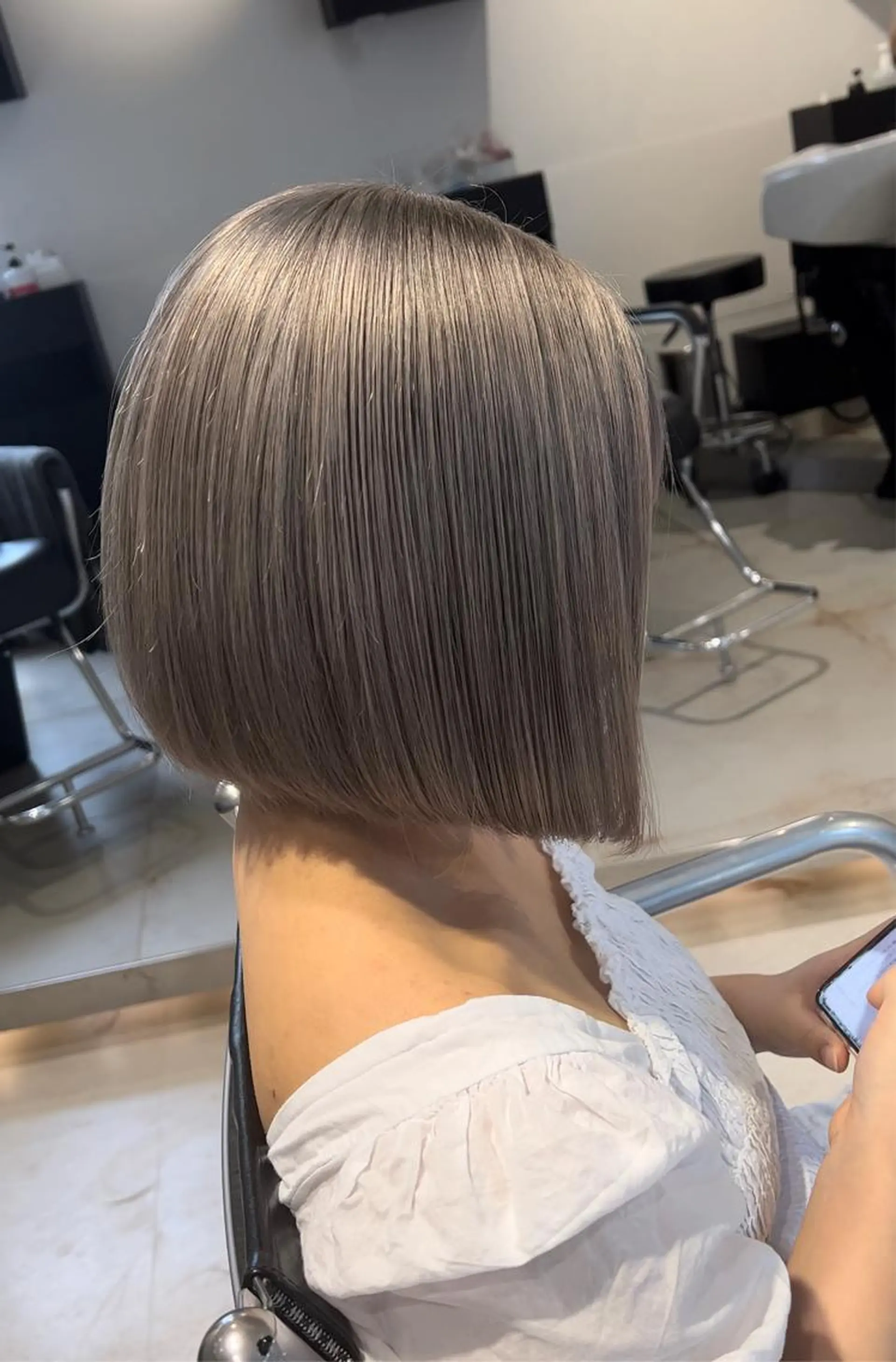 ミディアム カラー カット ヘアカラー トリートメント レイヤー/透明感 カラー🌿KANTAのヘアスタイル