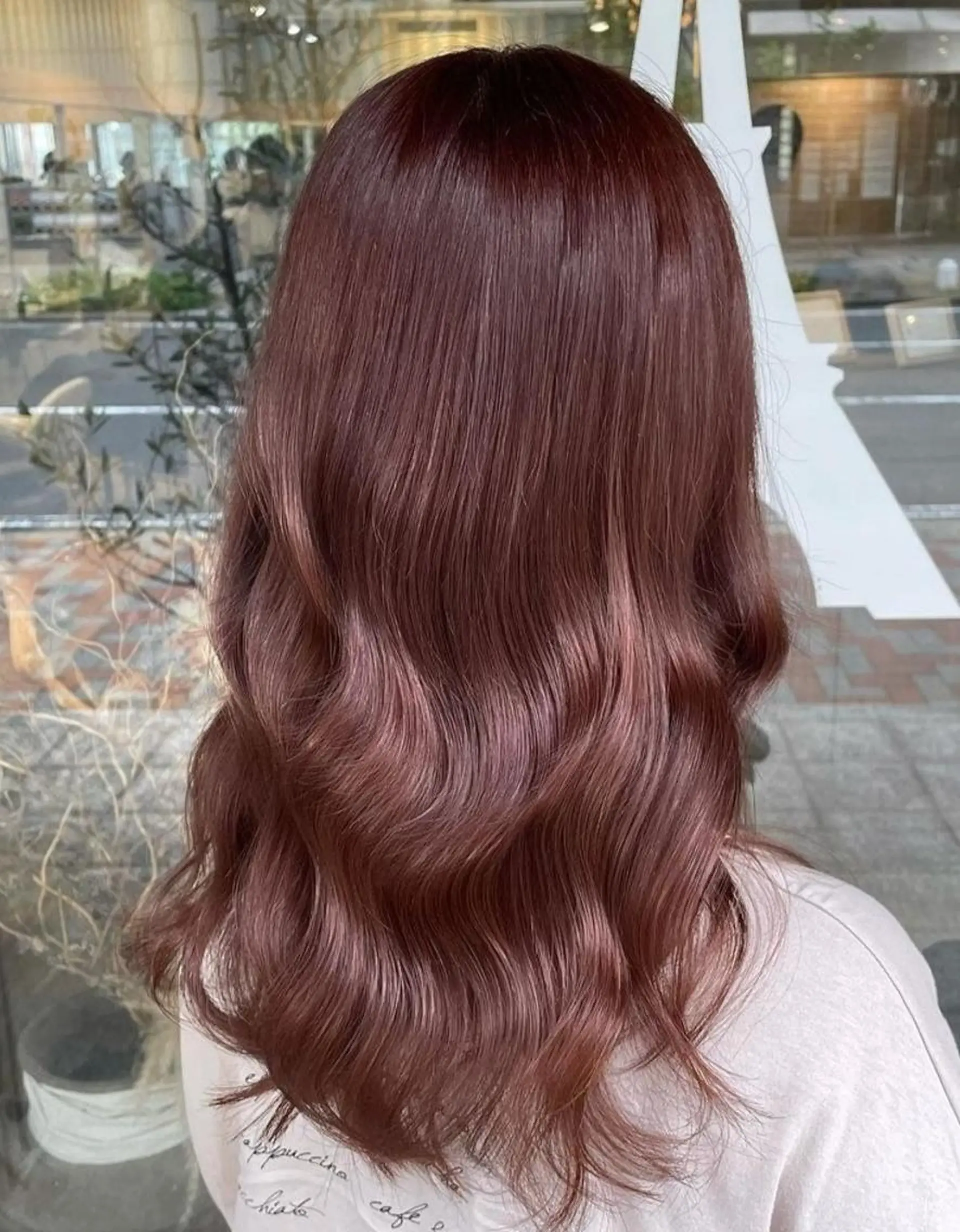 セミロング カラー ベージュカラー ピンクカラー ピンクベージュ メンズNo.1💥 ユウトのヘアスタイル