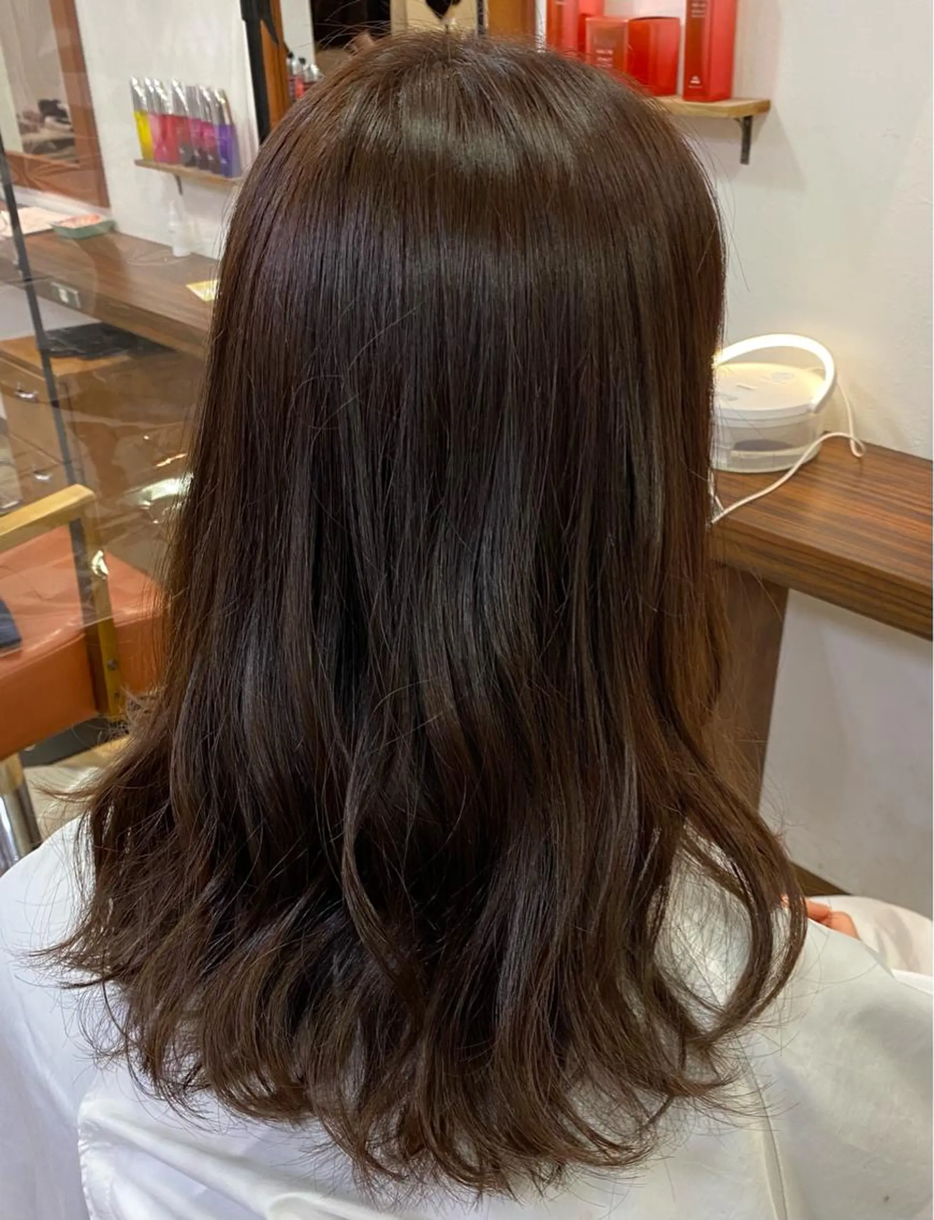 セミロング 柳坪 まなのヘアスタイル