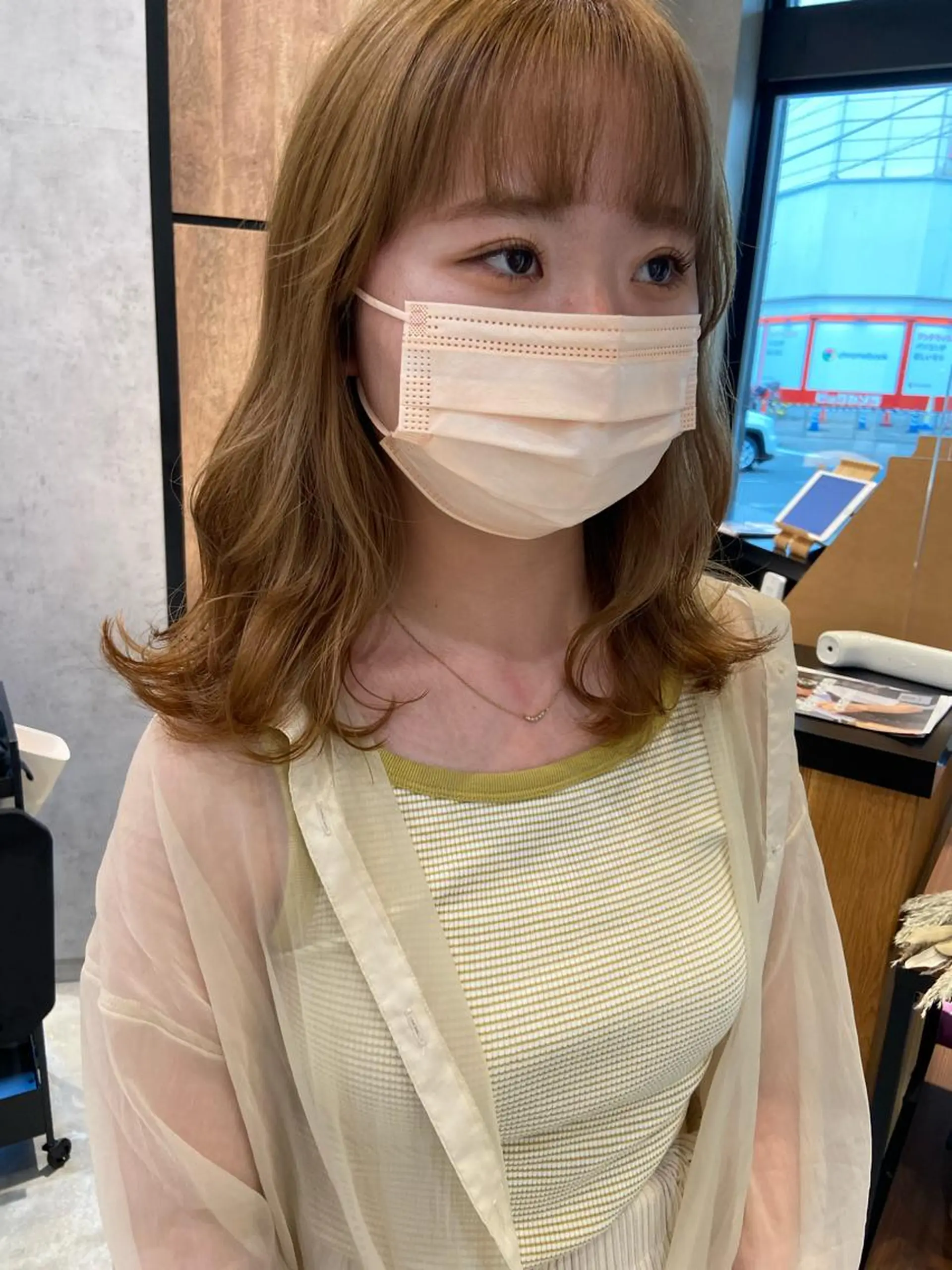 ミディアム GLROW haruhiのヘアスタイル