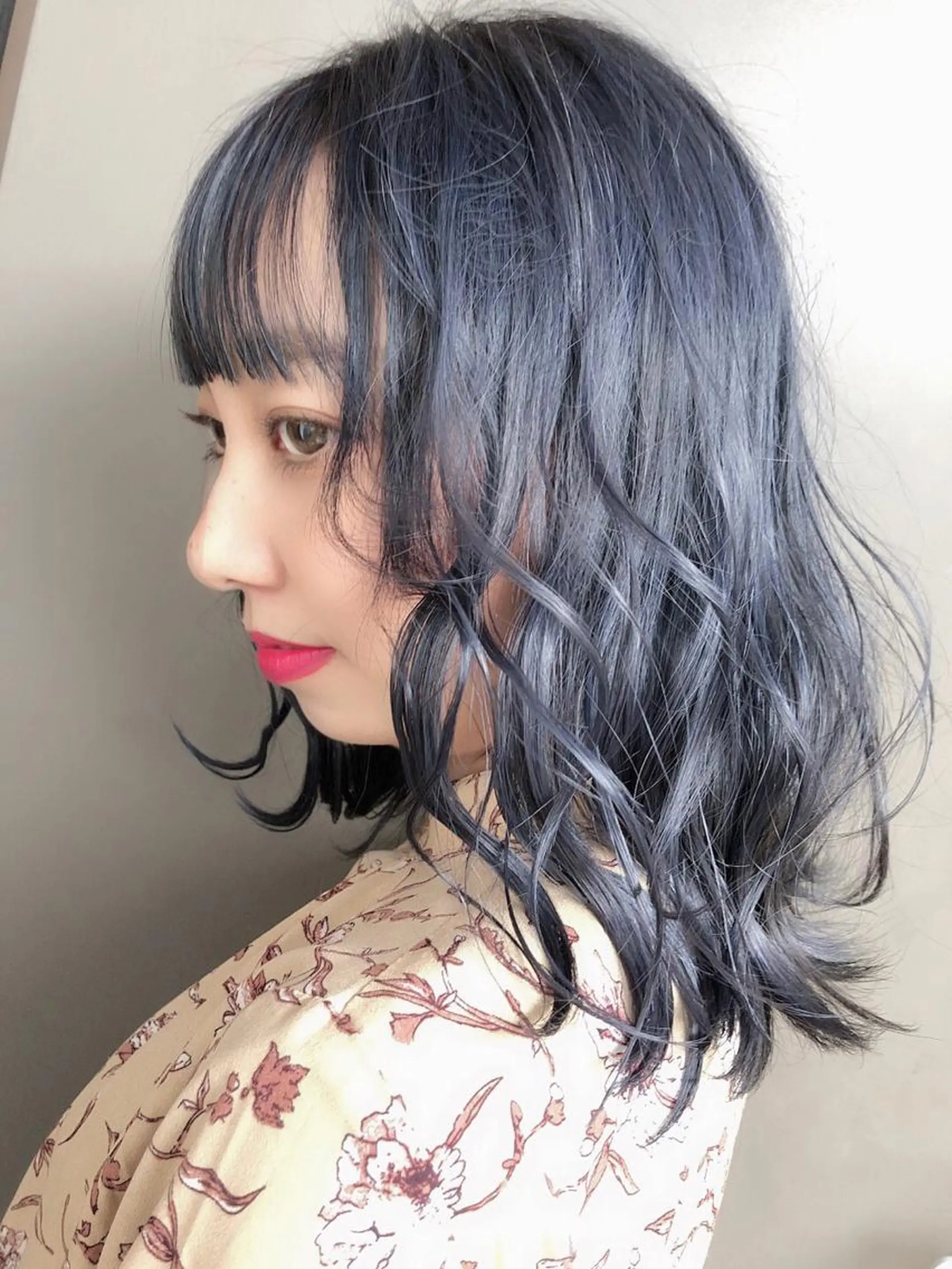 セミロング カラー ヘアカラー トリートメント 髪質改善will hairdesignのヘアスタイル