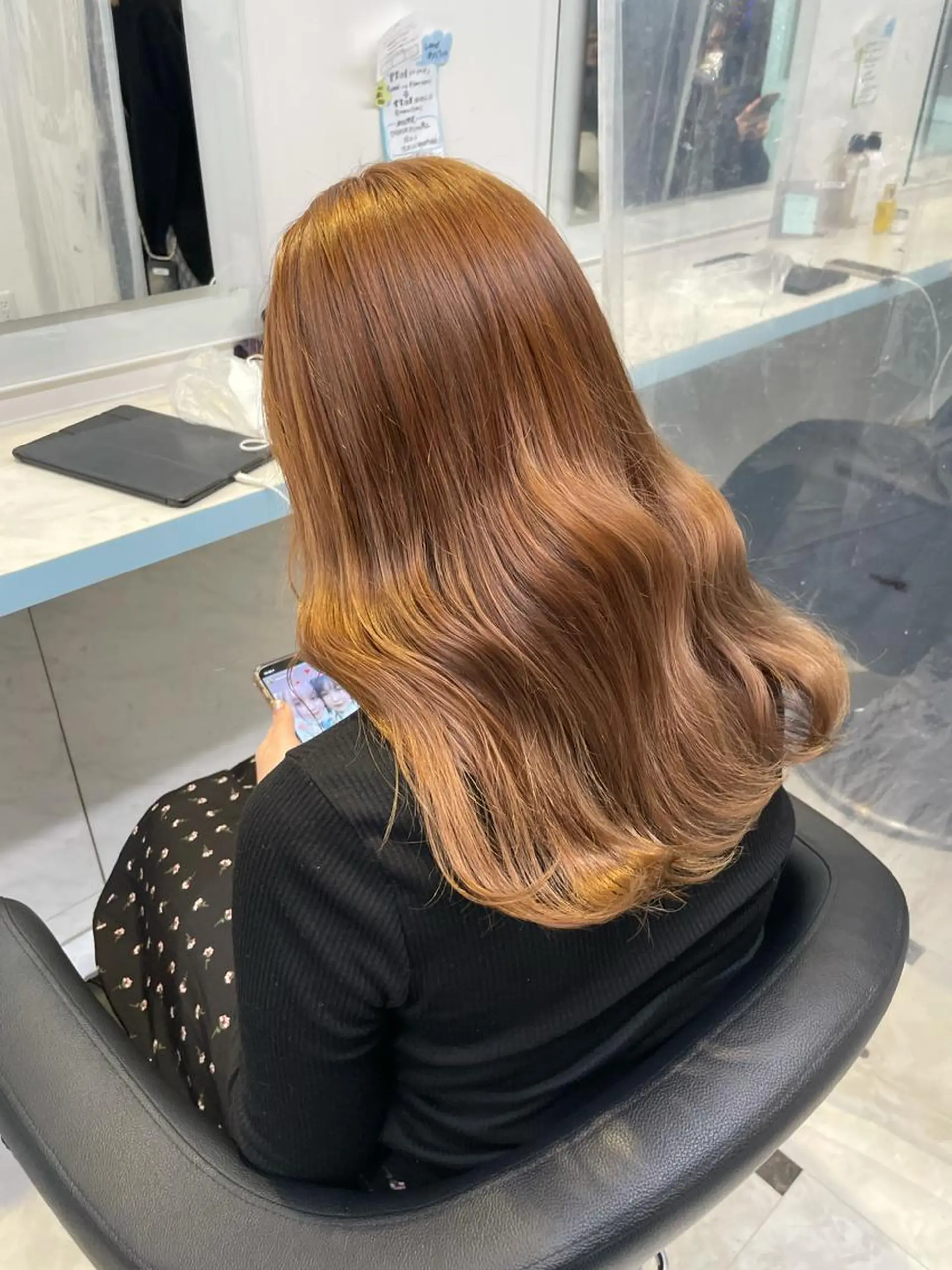 ミディアム カラー ヘアカラー トリートメント ヘッドスパ ヘアセット 🎨透明感モテカラー DAIKI🎨のヘアスタイル