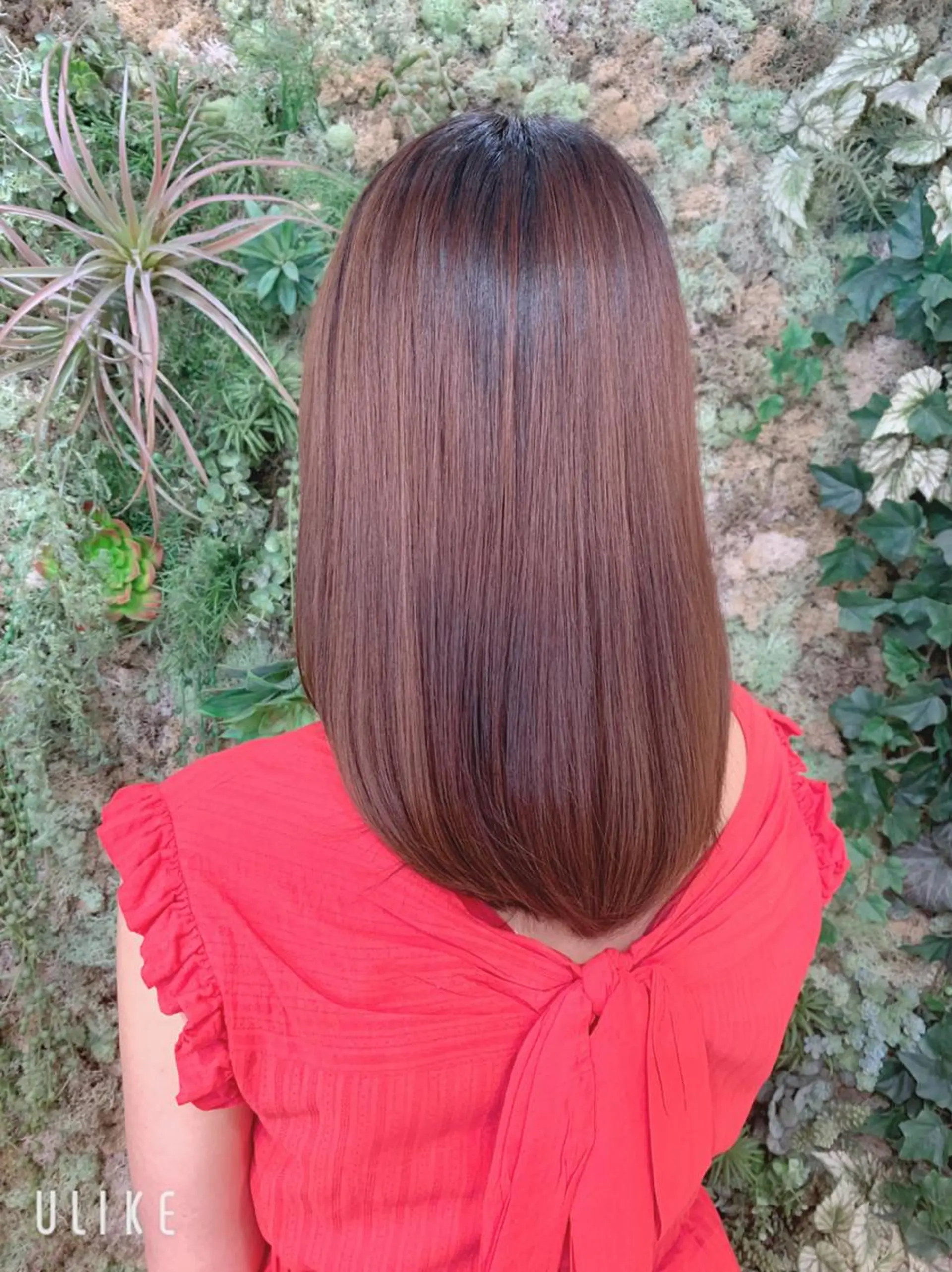 セミロング 支持率No.1💖 オチアイのヘアスタイル