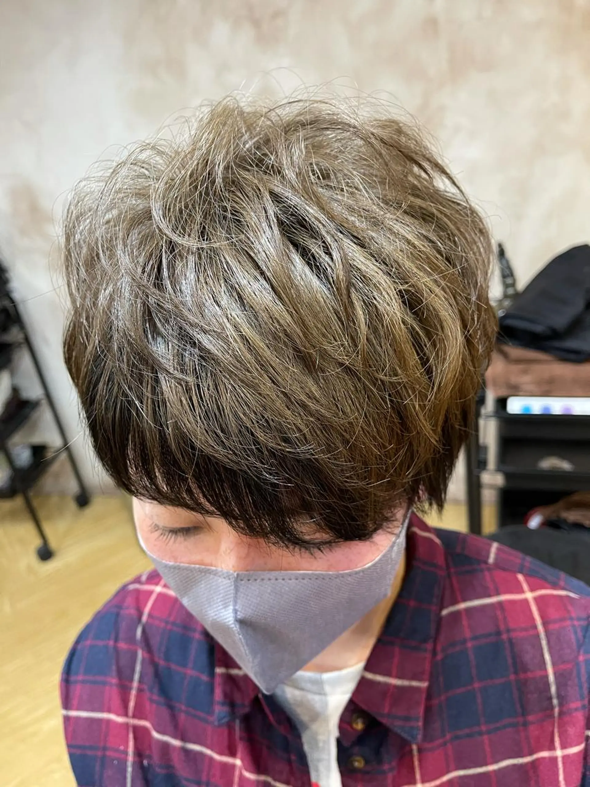 ショート カット ヘアカラー トリートメント antica YOSHIのヘアスタイル