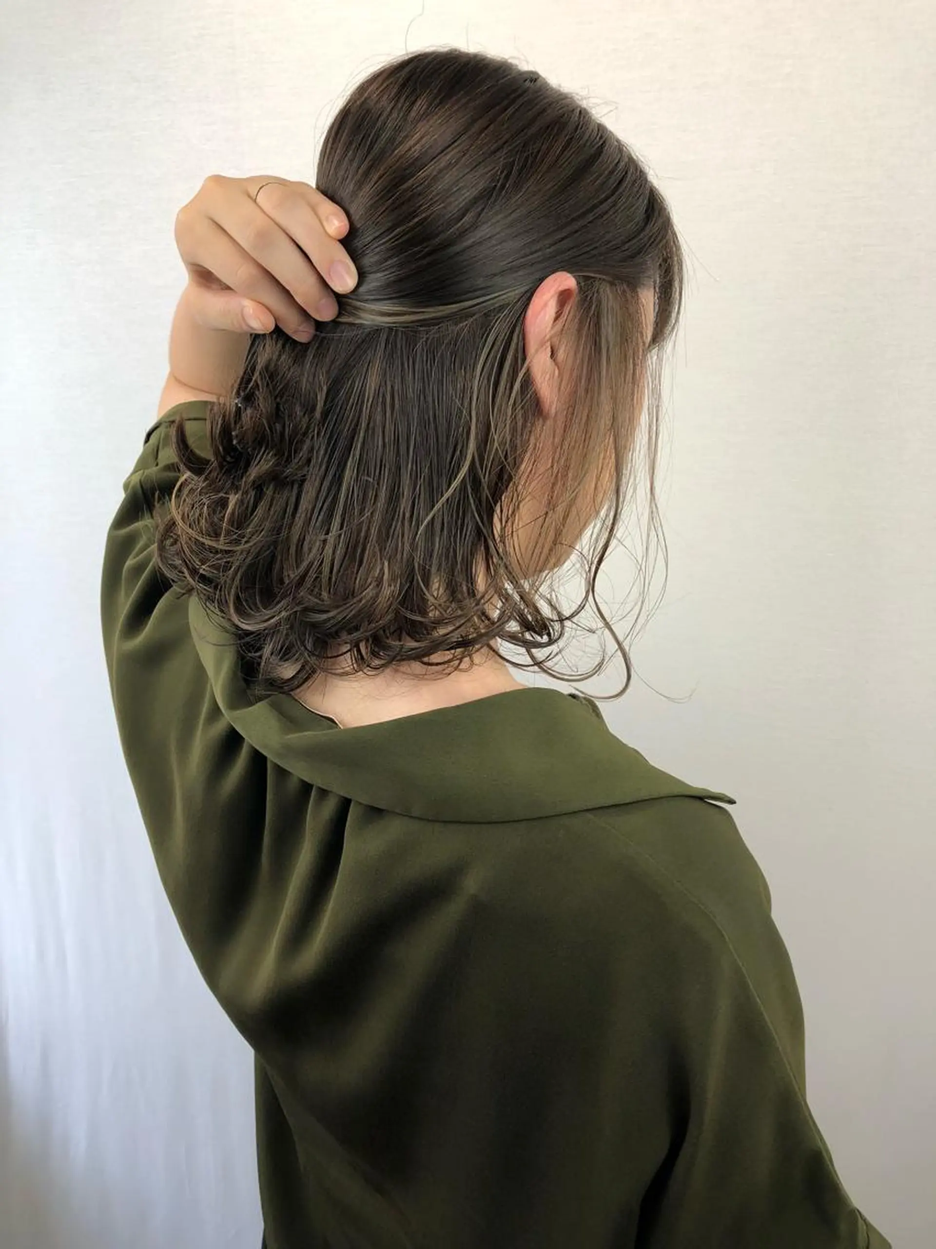 ミディアム カラー ハイライトカラー ハイライト ヘアカラー 2nd所属・🤍2nd🤍田所 美希のヘアスタイル