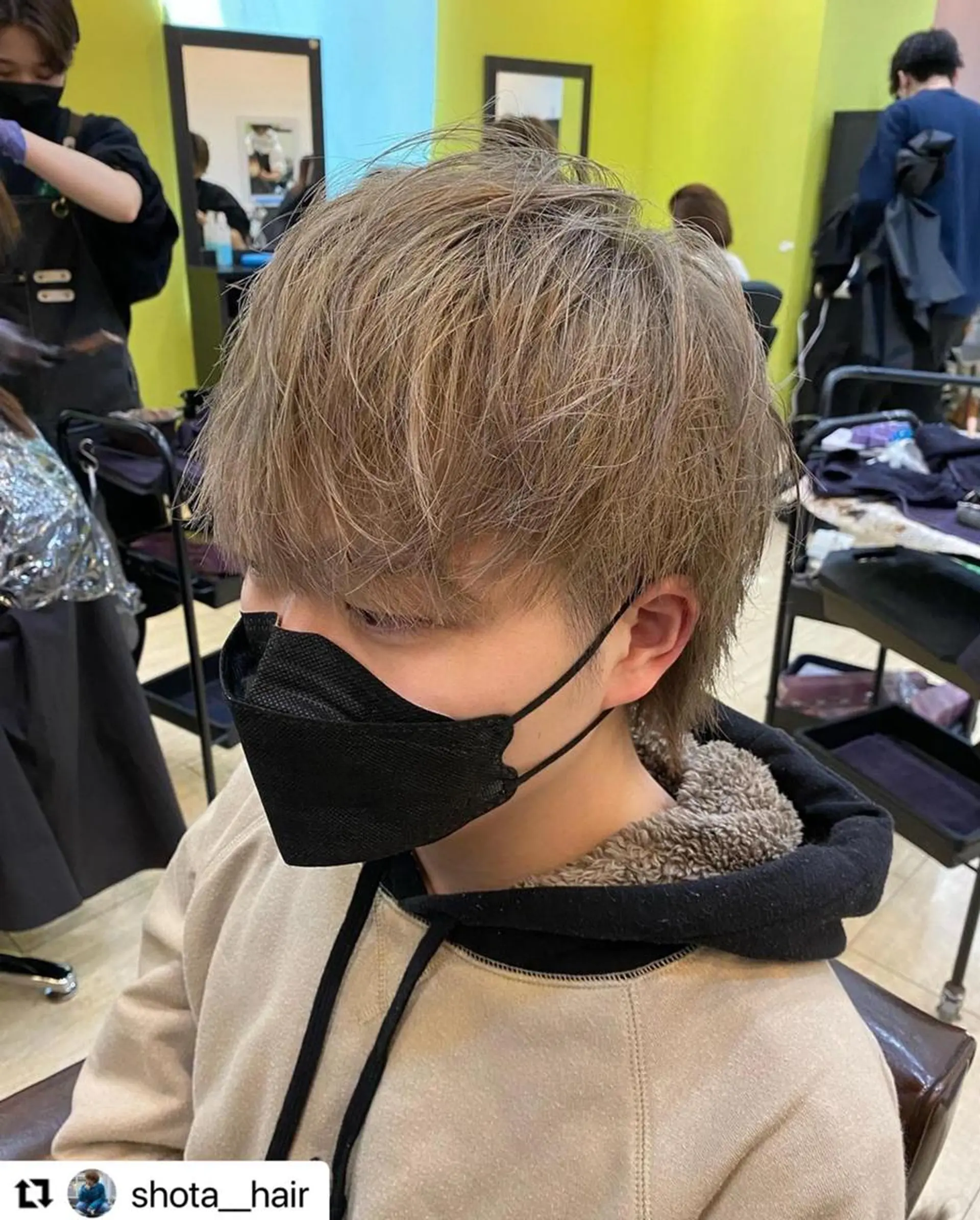 ショート カラー パーマ メンズ 🩷Eny terrace🩷のヘアスタイル