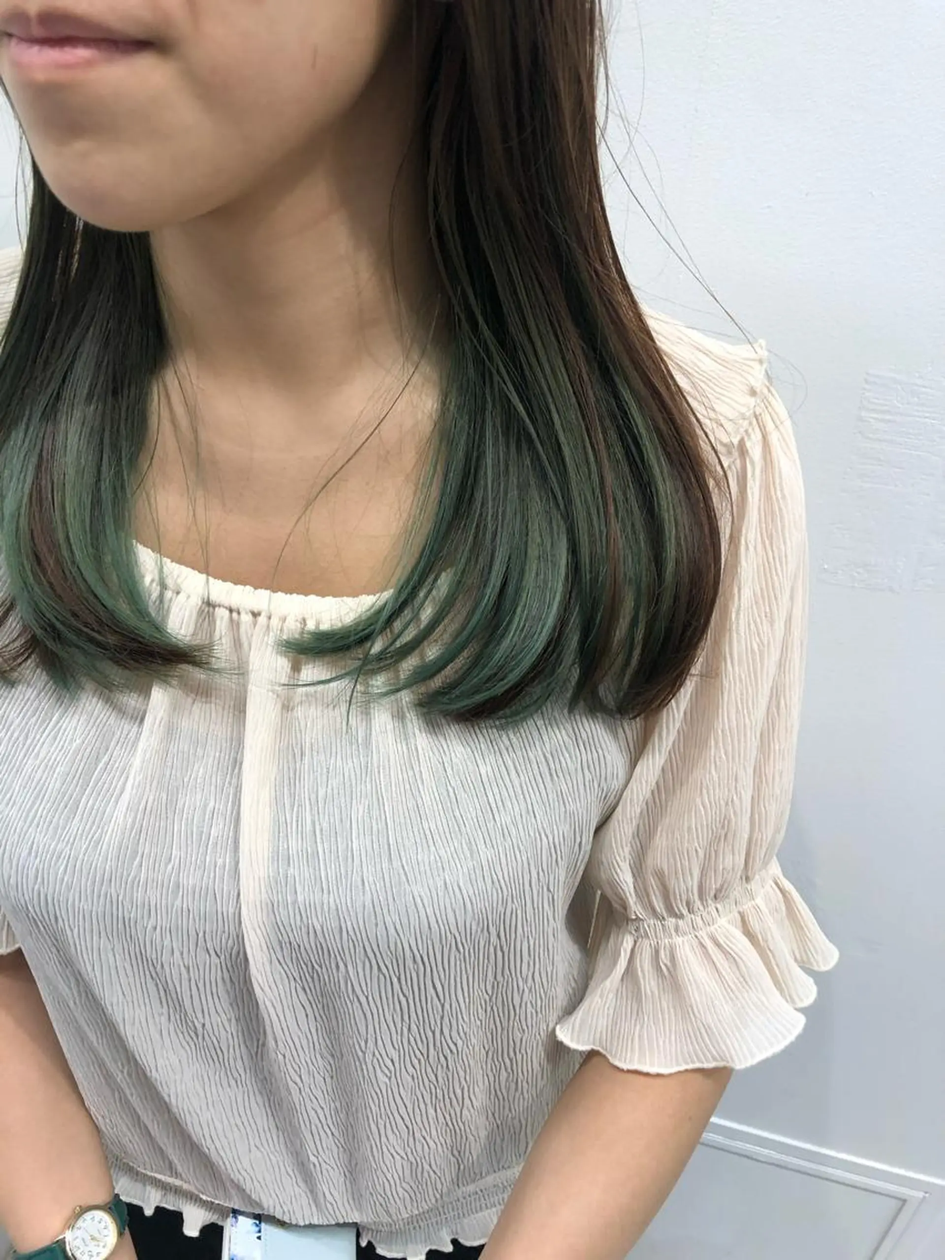 セミロング カラー 似合わせ専門美容師 なかじまのヘアスタイル