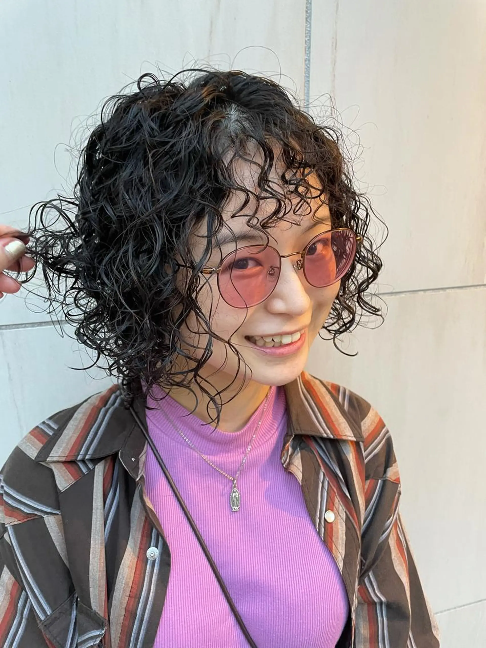 ミディアム カラー パーマ ヘアアレンジ メンズ キッズ ネイル マツエク・マツパ tatsumi/ボブ ウルフ/レイヤーのヘアスタイル