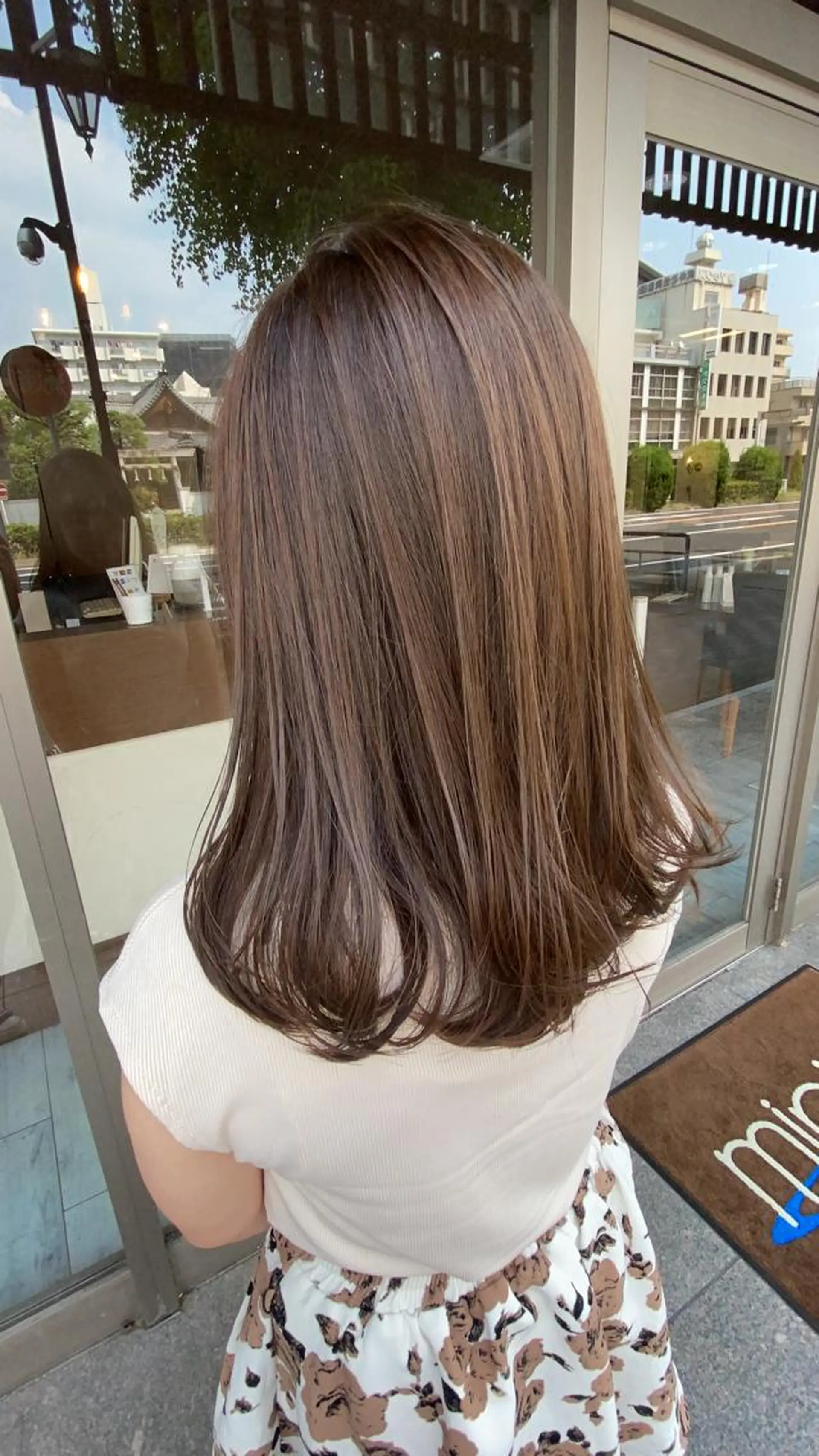 ロング カラー カット ヘアカラー トリートメント 日比 貴大/ minim hairのヘアスタイル