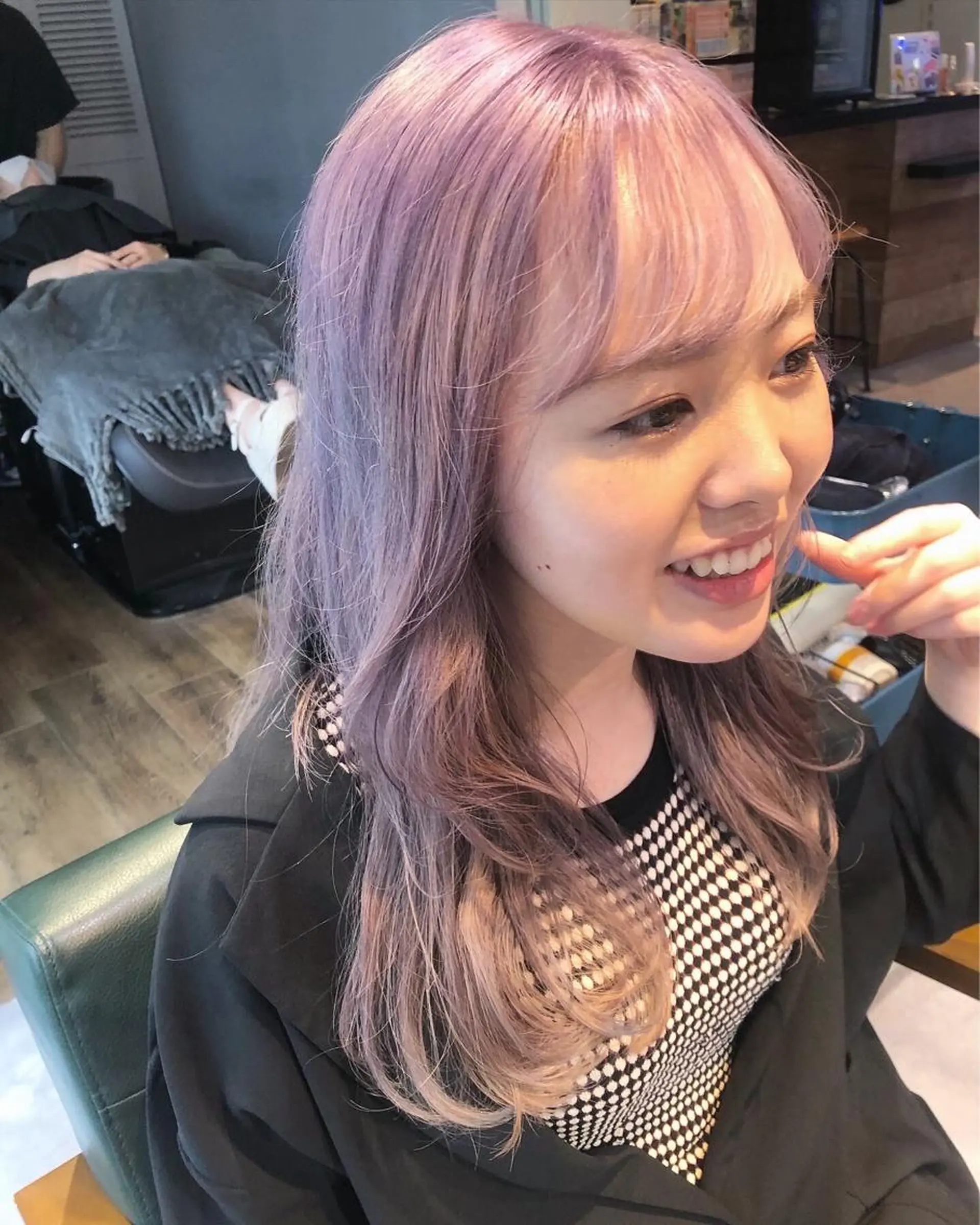 セミロング カラー spooopy所属・🕊大垣 めぐみ🕊のヘアスタイル