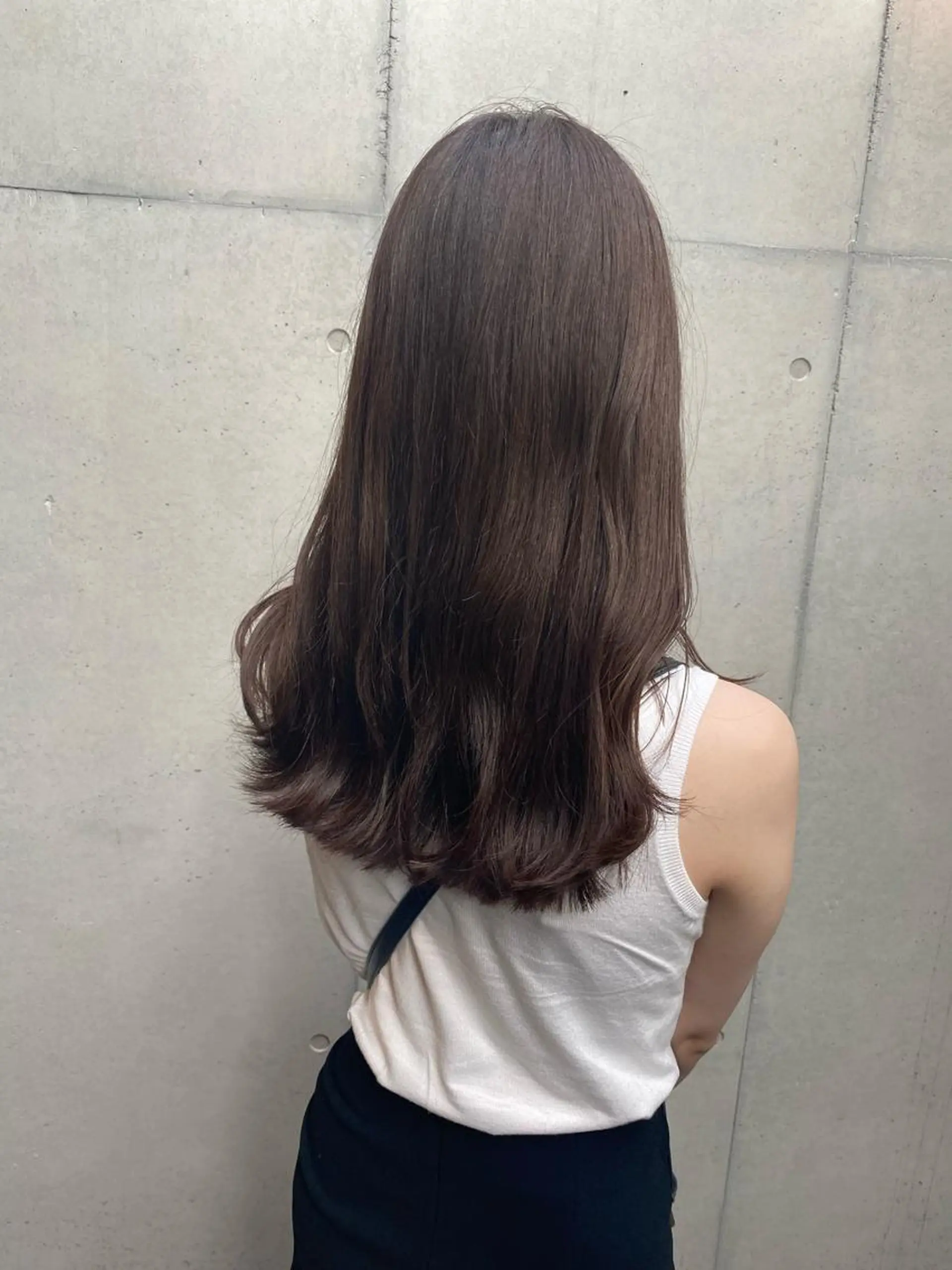 セミロング カラー ベージュカラー イルミナカラー ラベンダーカラー ラベンダーベージュ ✨透明感カラー✨ 🦖佐々木未来🦕のヘアスタイル