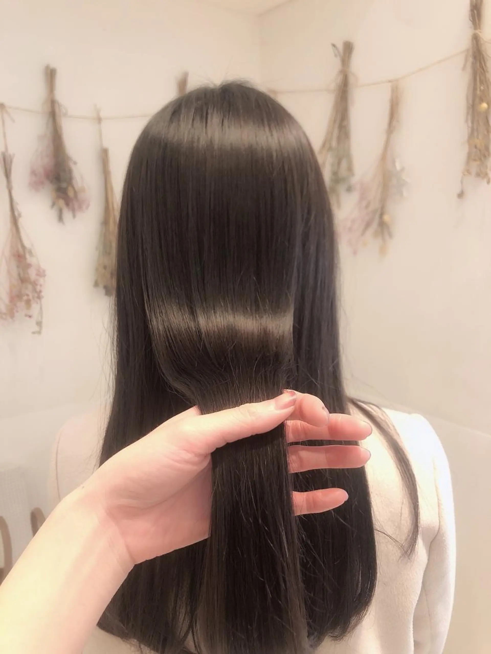 ロング パーマ トリートメント ストレートパーマ はだゆうき @hadadan08のヘアスタイル