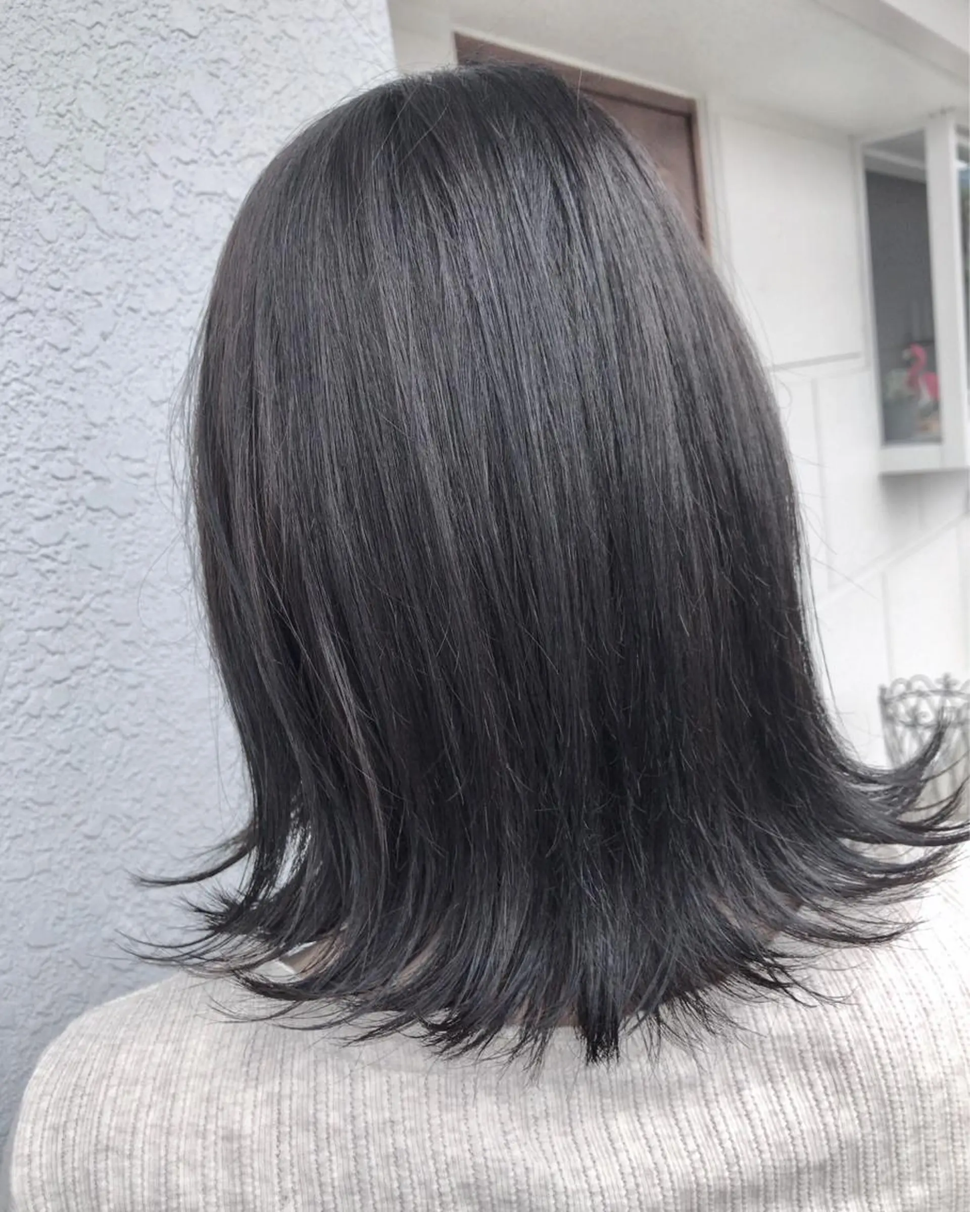 ミディアム カラー レイヤーカット匠 イソザキノリユキのヘアスタイル