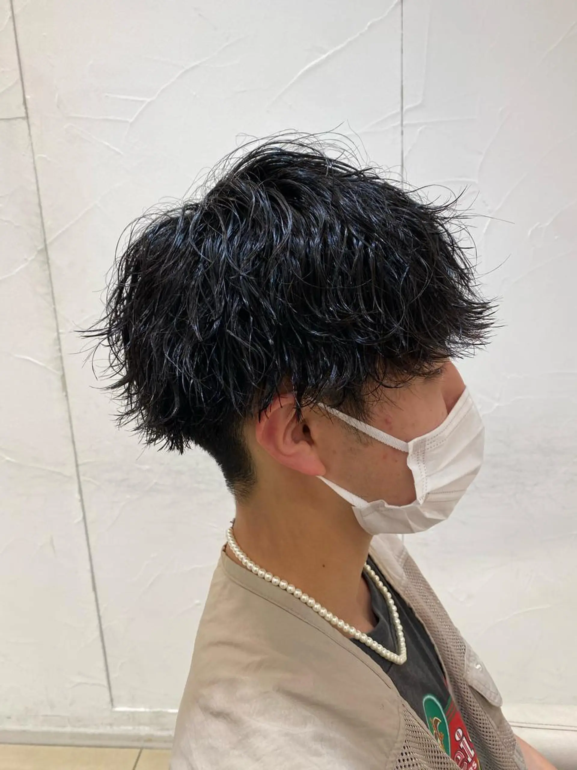 ショート パーマ メンズ カット パーマ メンズ特化型美容師 栗山勇人のヘアスタイル