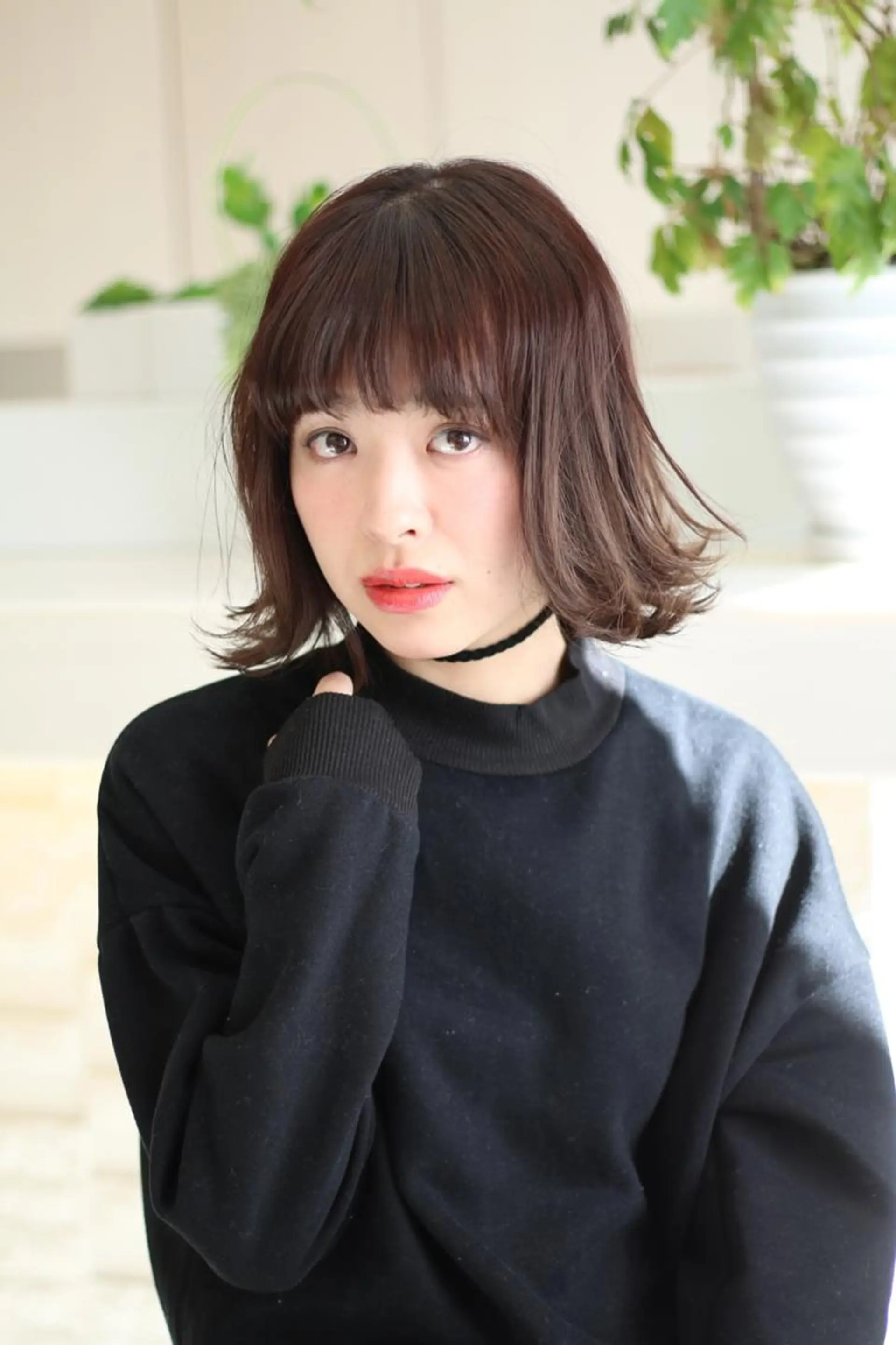 ミディアム カット ヘアカラー Ashina Karenのヘアスタイル