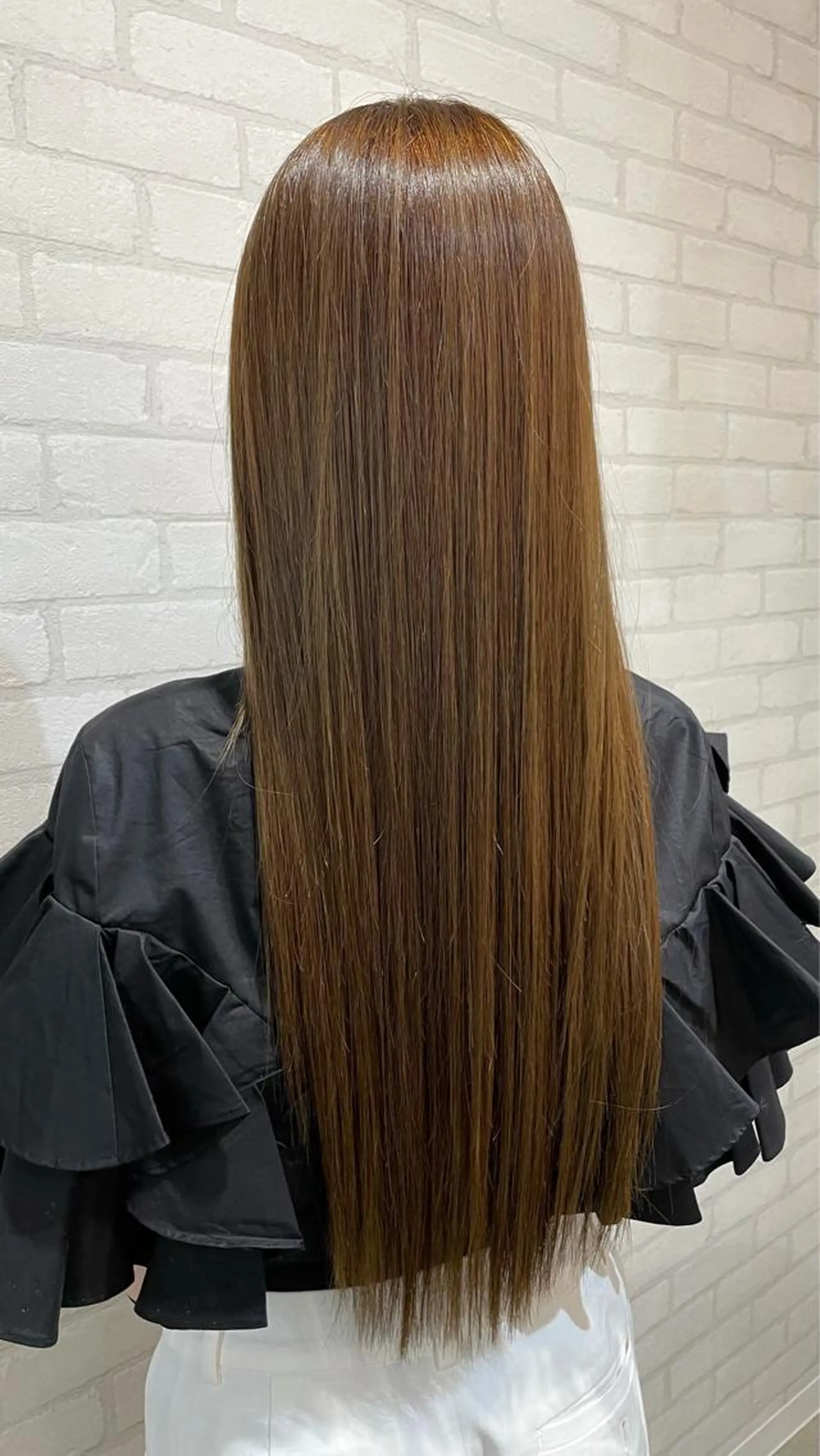 ロング カット トリートメント Lusso店長 千崎慎介のヘアスタイル