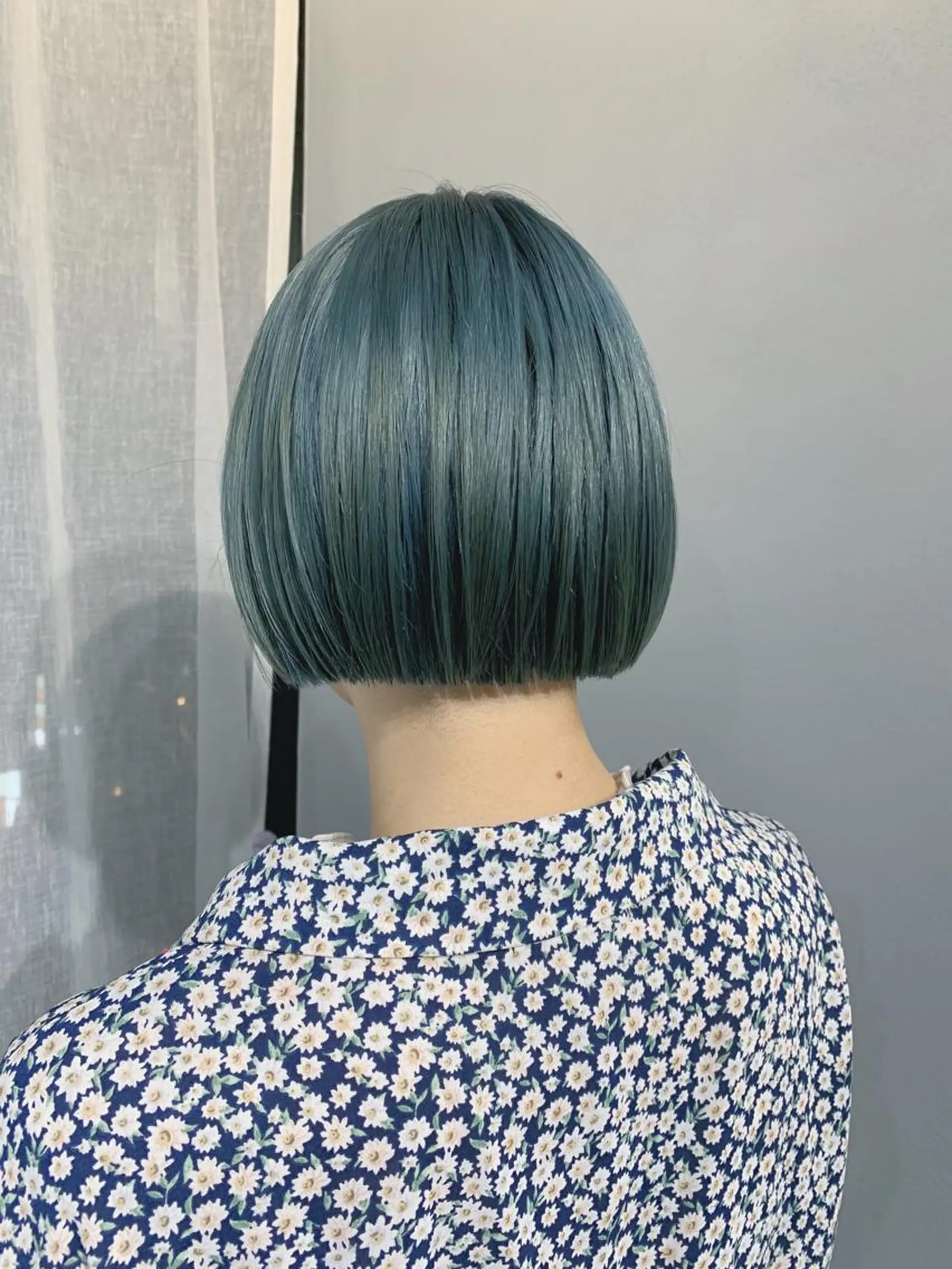 ショート カラー ボブパーマコテ巻き風 パーマNo1深江秀平のヘアスタイル