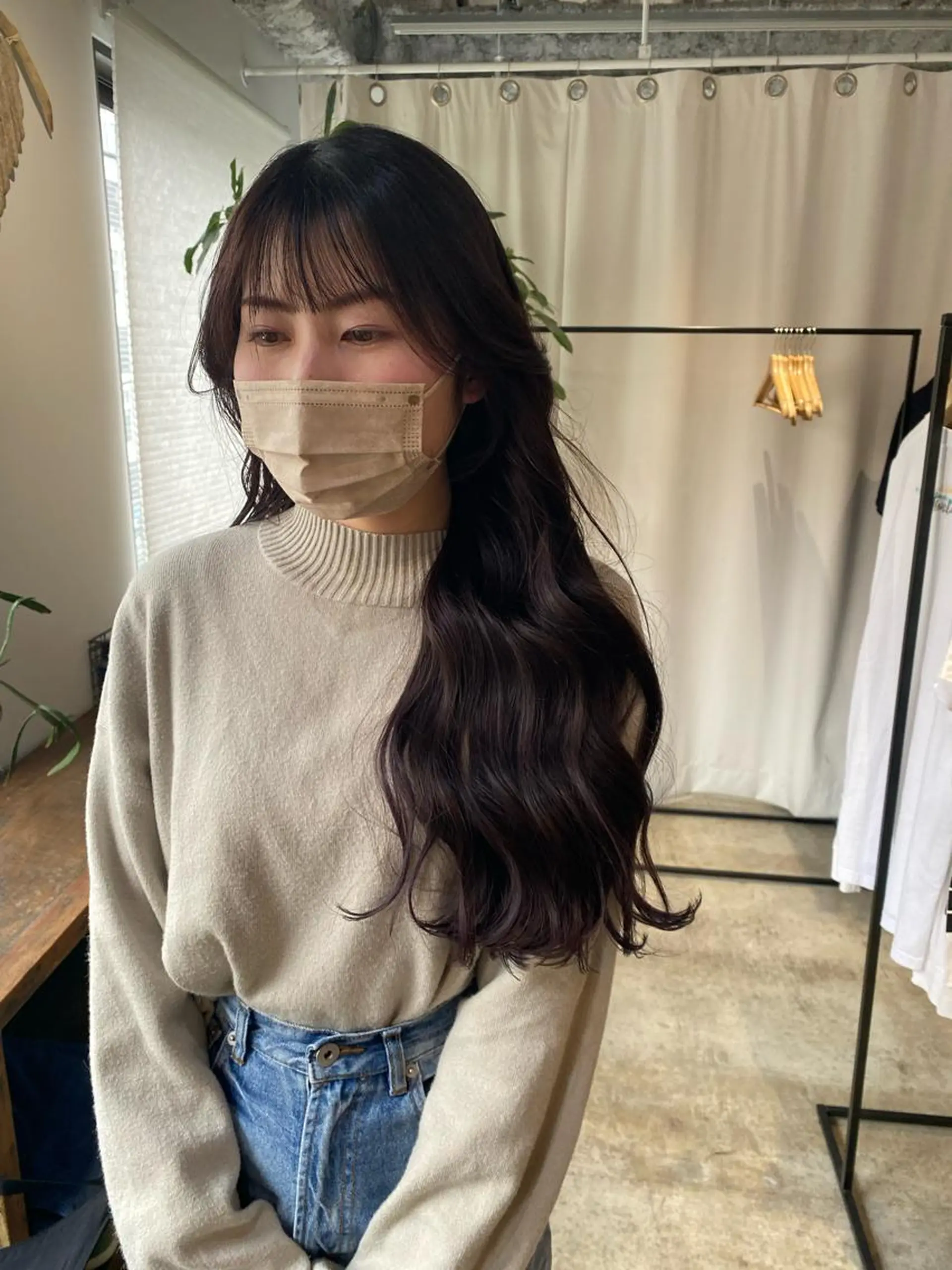 ロング カラー 韓国風ヘア レイヤーカット LATTE  渋谷所属・♡レイヤーカット れお♡のヘアスタイル