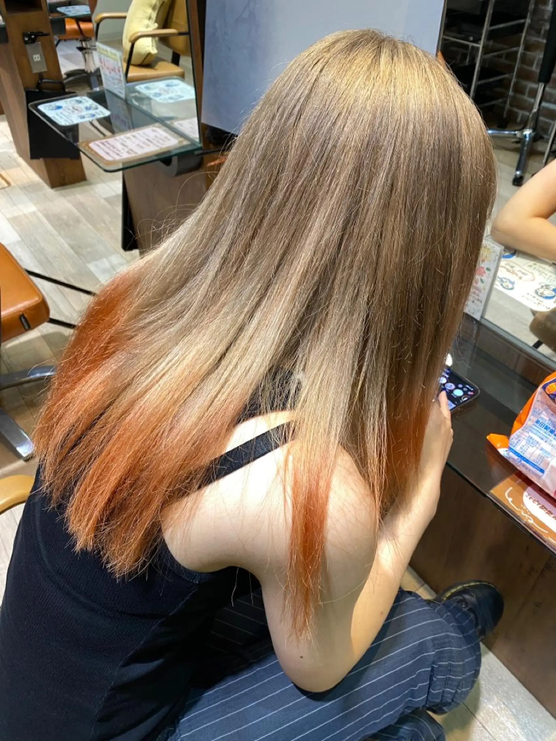 ロング カット ヘアカラー 美髪改善・ブリーチ tadasuke⭐️のヘアスタイル