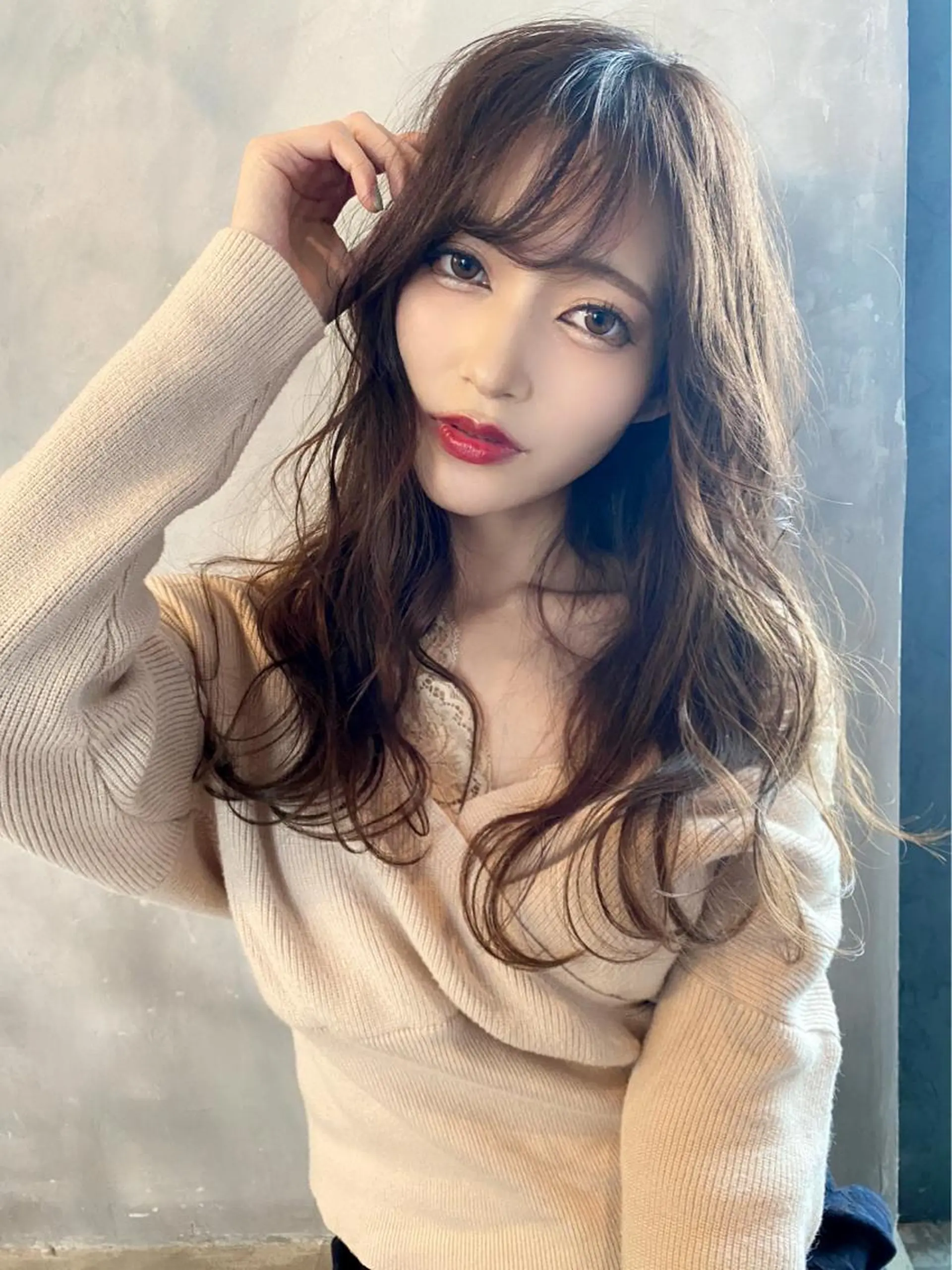 ロング 髪質改善/ ブリーチ/中尾のヘアスタイル