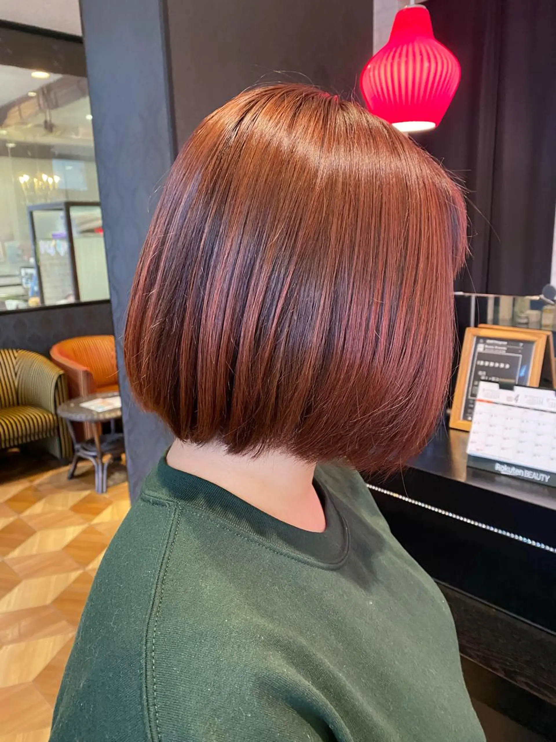 カラー ヘアカラー 及川 歩真のヘアスタイル