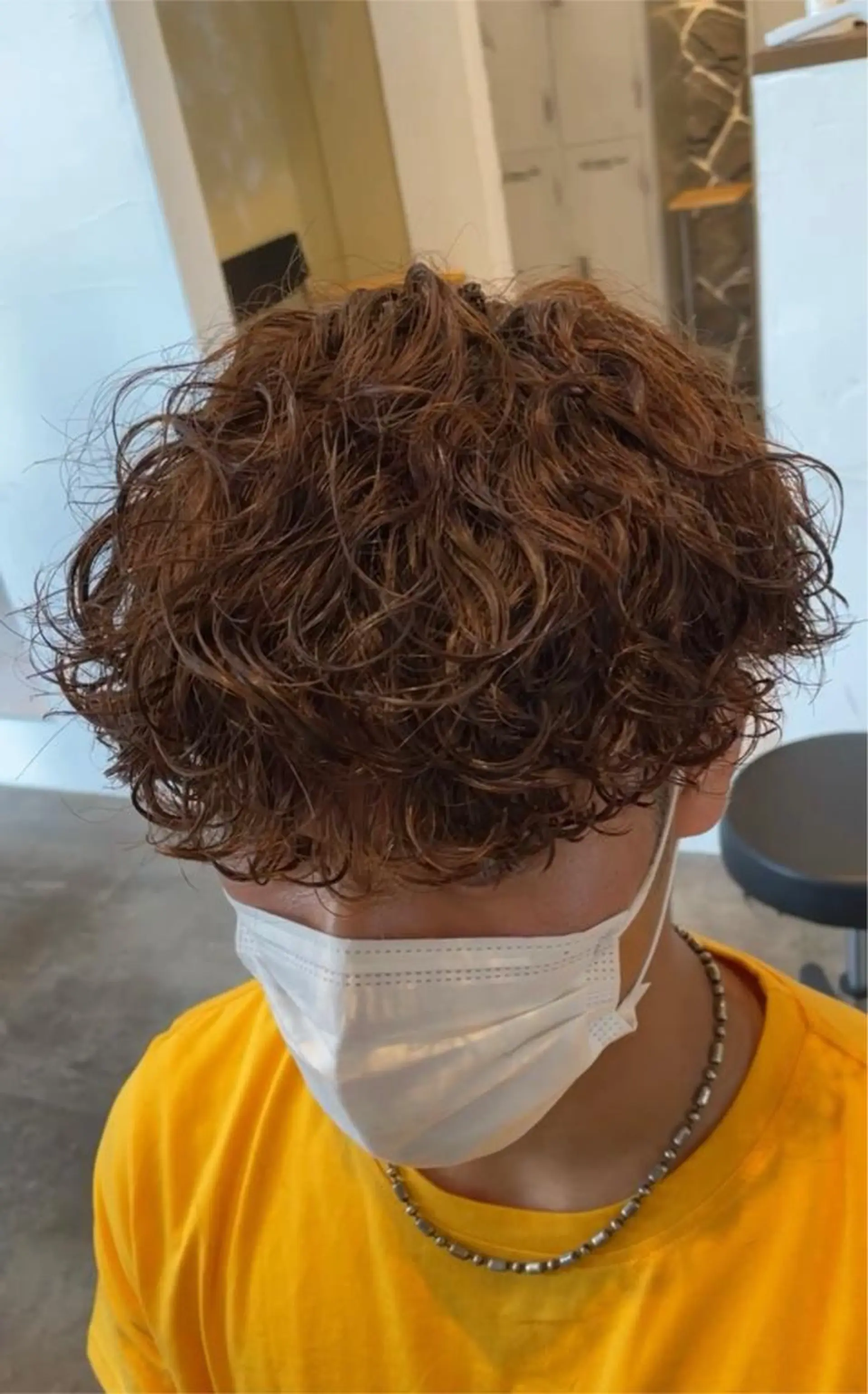 パーマ メンズ メンズパーマ 波巻きパーマ スパイラルパーマ カット パーマ ALLEN hair 京橋店のヘアスタイル