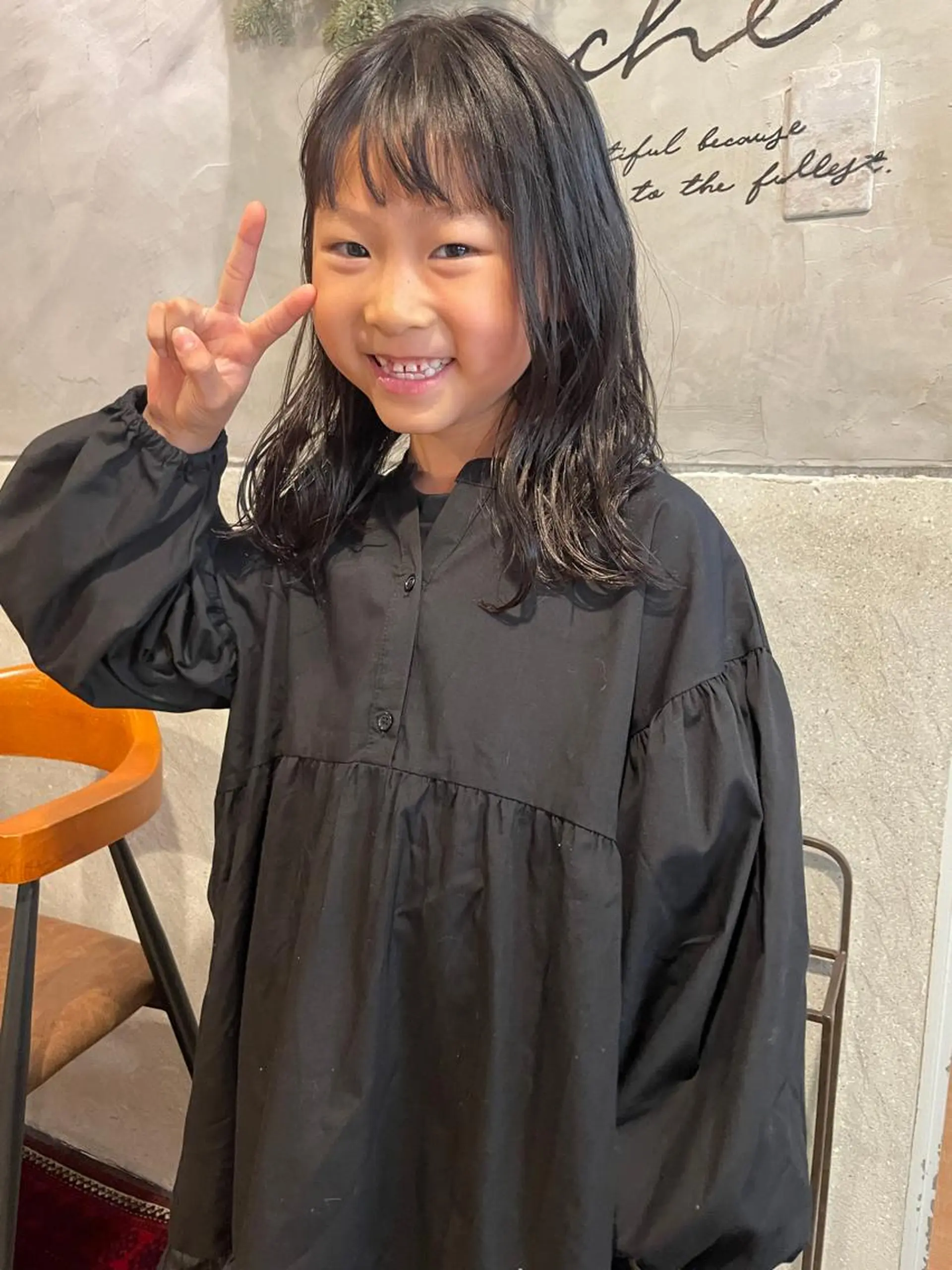 ロング カット さの あやねのヘアスタイル