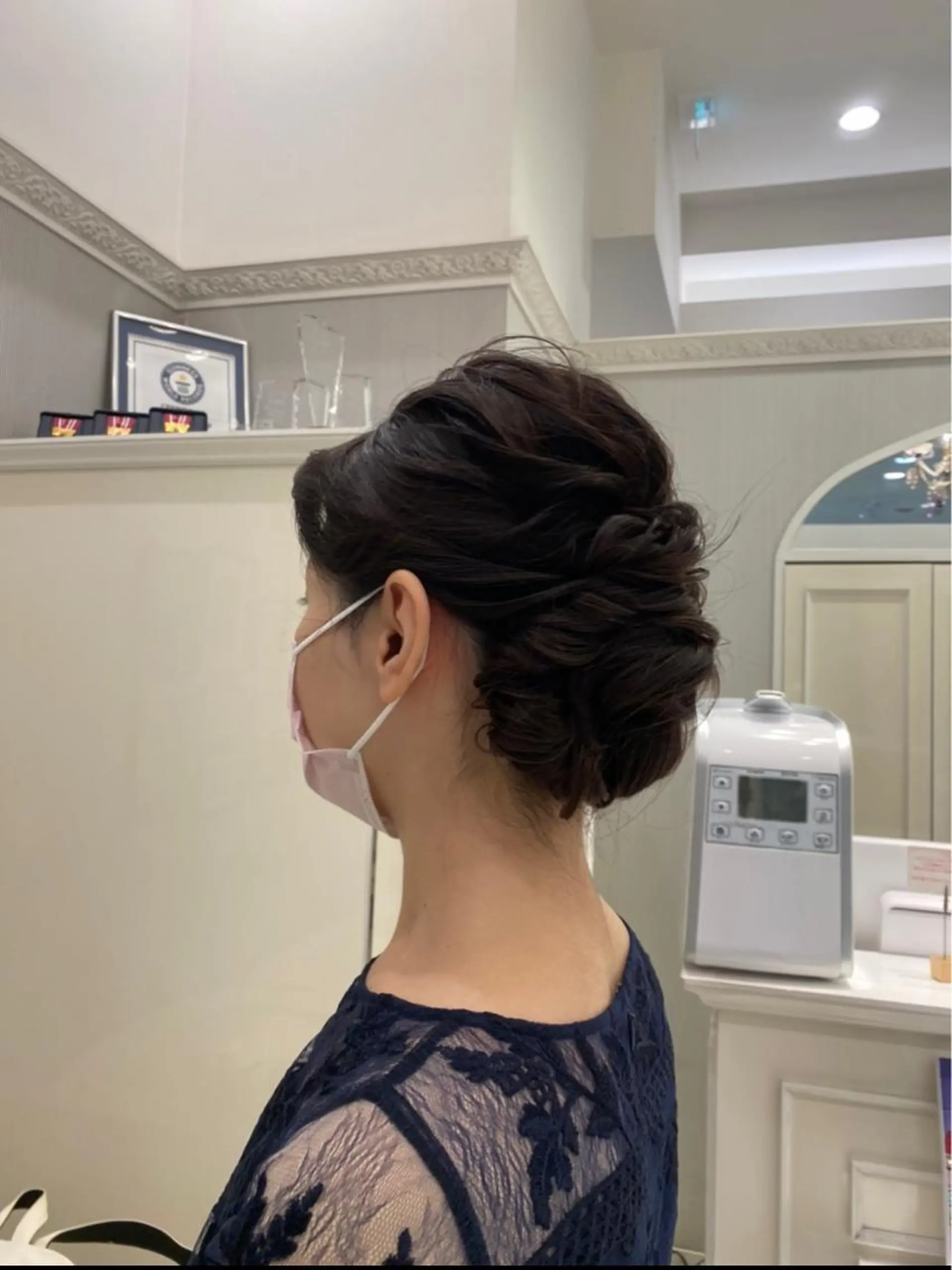 セミロング ヘアアレンジ Ash 銀座店所属・骨格補正カット /マンツーマン/のヘアスタイル