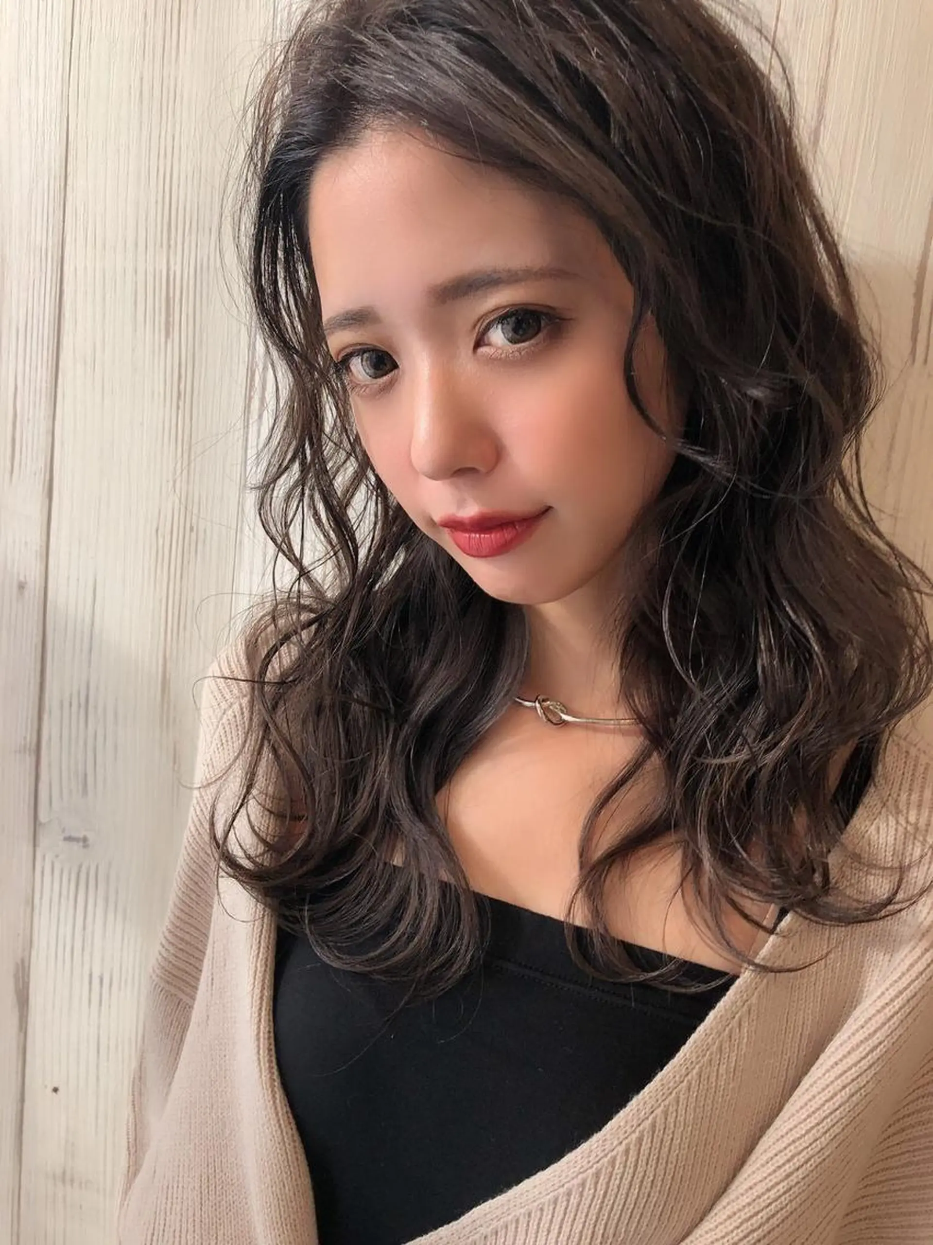 セミロング カラー ルービック 奈良のヘアスタイル