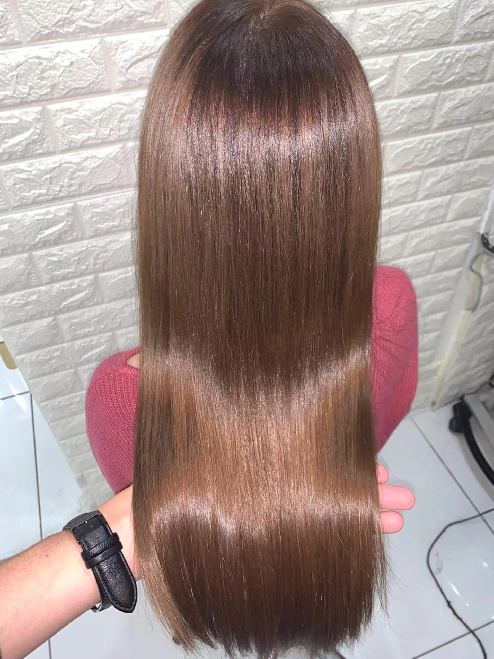 セミロング 髪質改善 トリートメント 20代半ば上質なへア ケア 髪質改善 大西のヘアスタイル