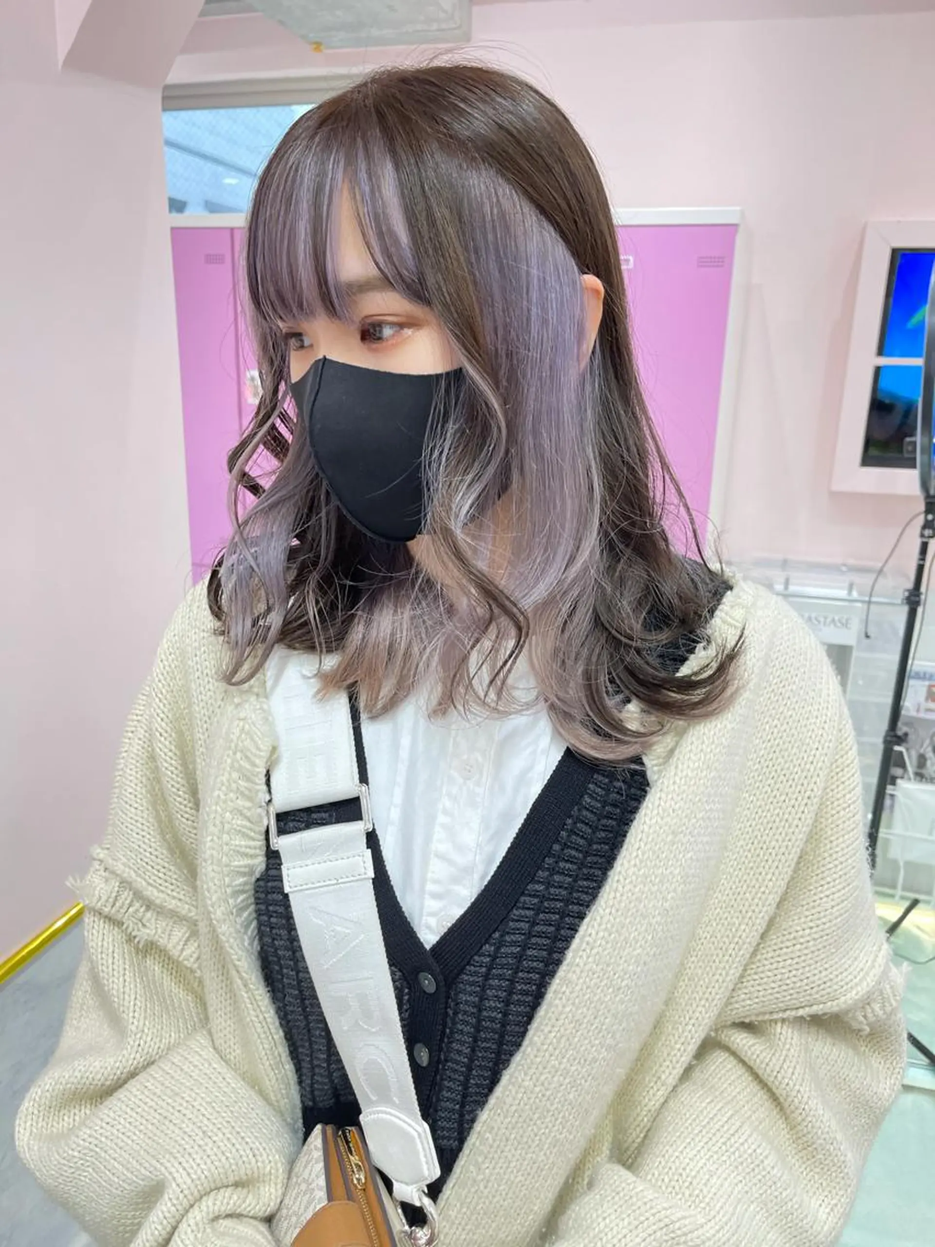 セミロング カラー ヘアカラー トリートメント tuki yokohama所属・店長 小池アキトのヘアスタイル