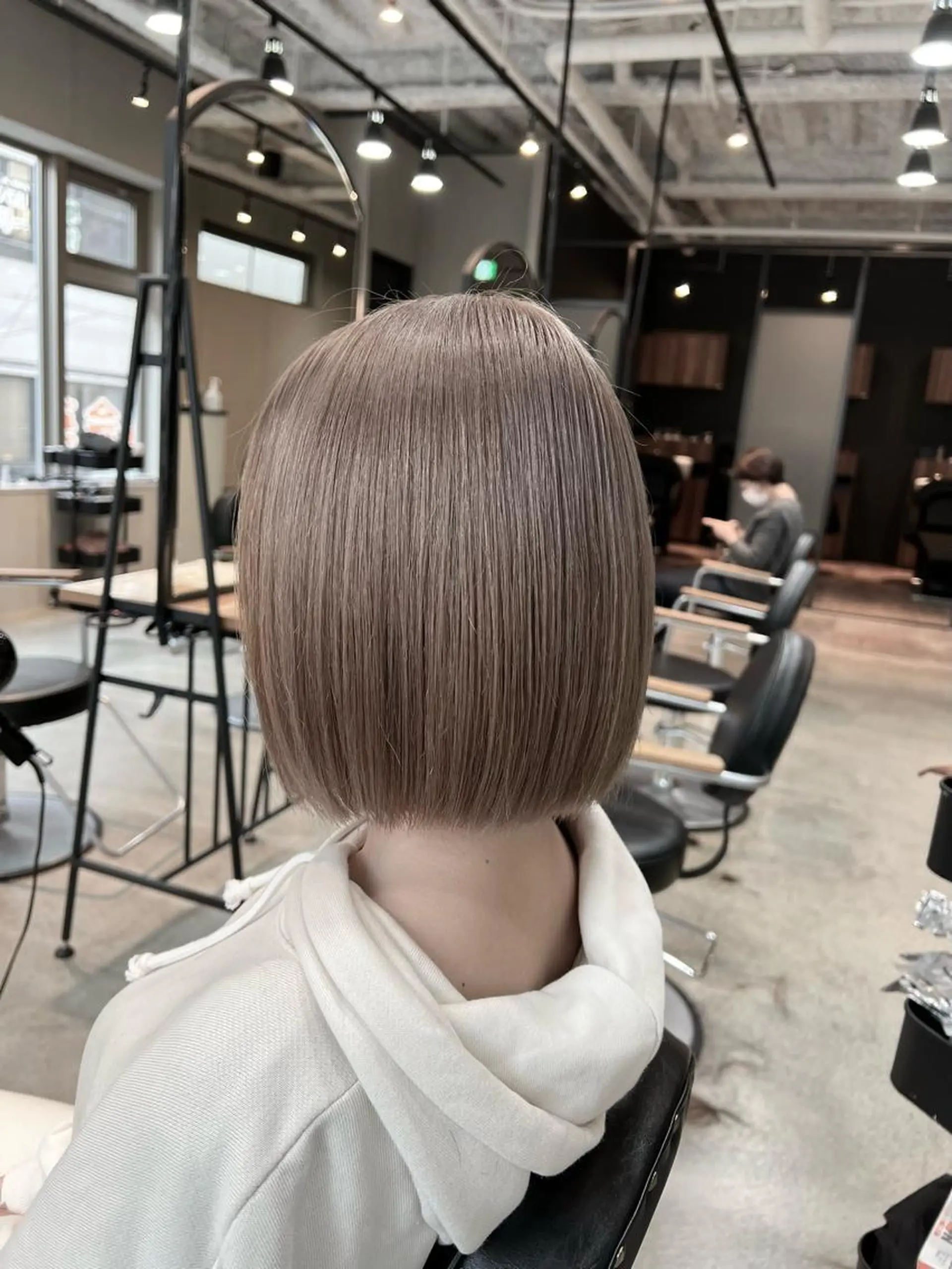 ミディアム ヘアカラー トリートメント lafithhair ruu.南本庄のヘアスタイル