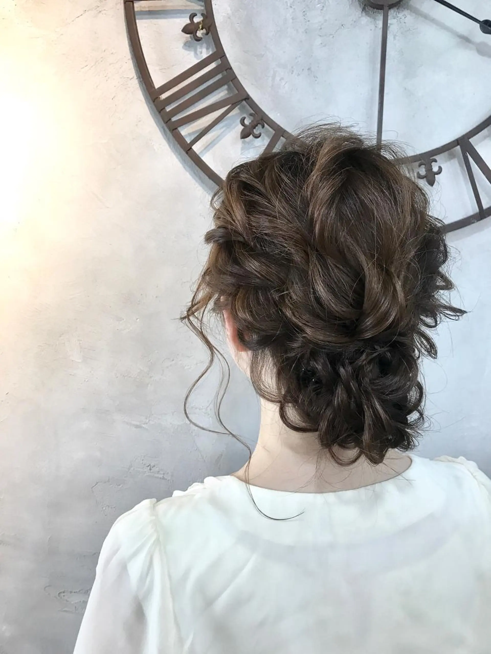 セミロング ヘアセット 新井 広樹のヘアスタイル