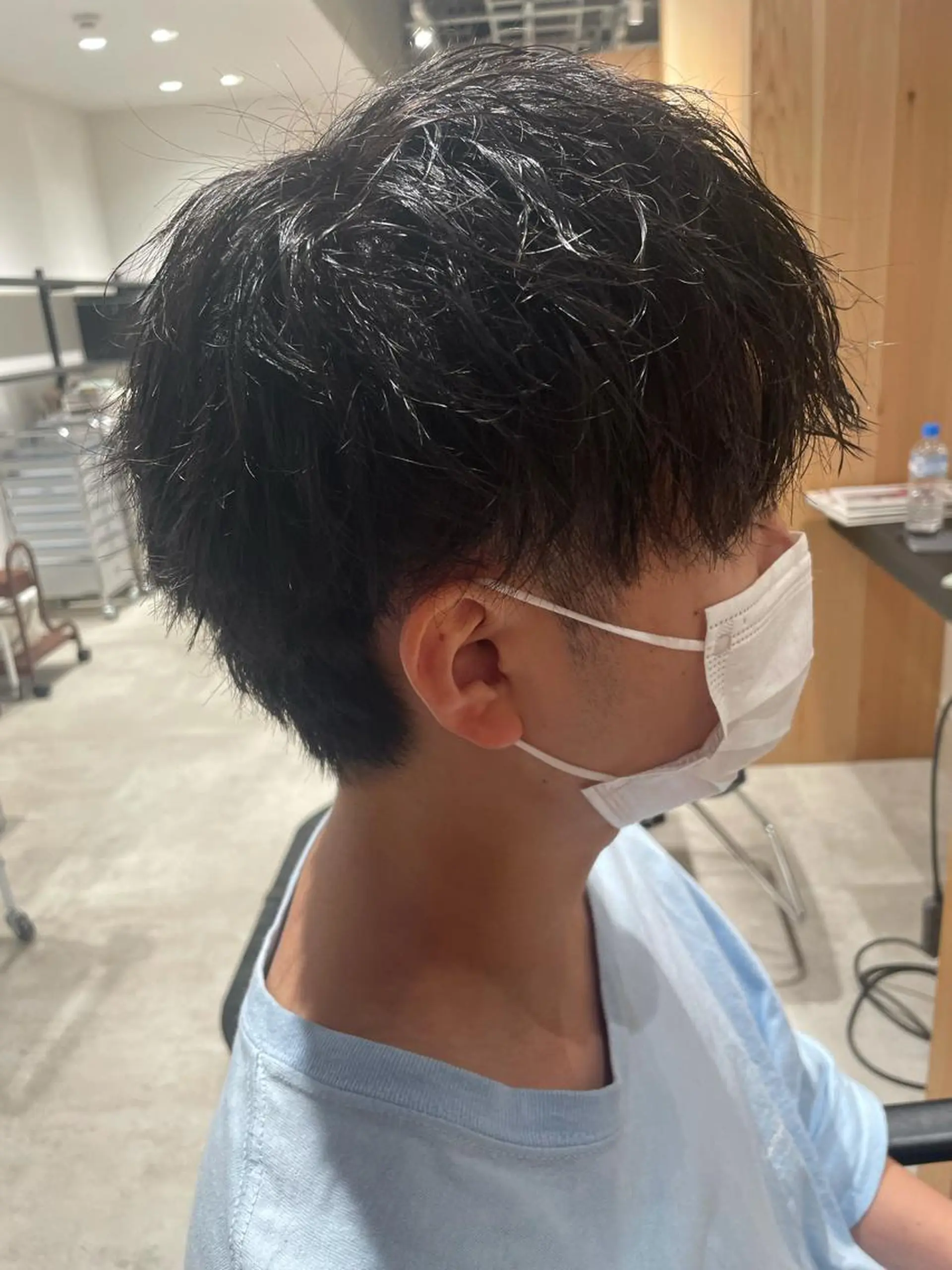 ショート カラー パーマ ヘアアレンジ メンズ パーソナルカラー合わ せたカラー🤍なつみのヘアスタイル