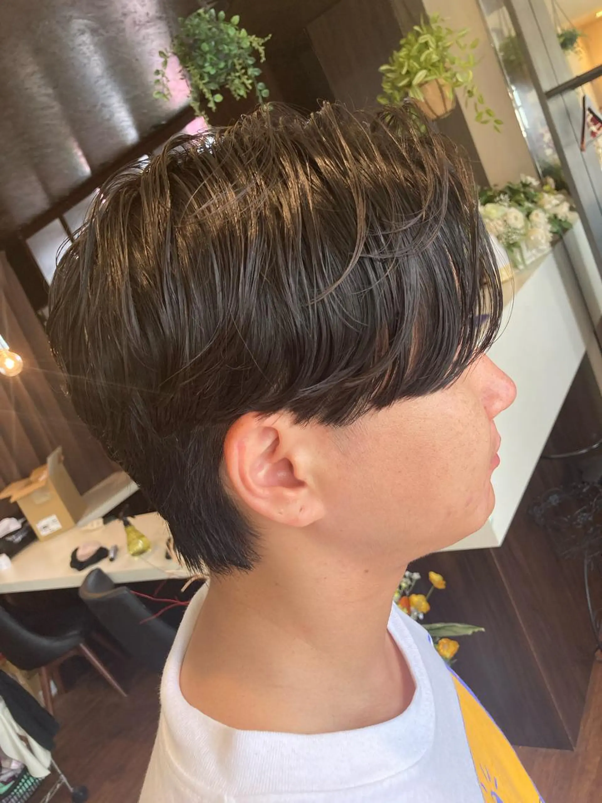 ミディアム メンズ センターパート パーマが得意な【最高 悠斗】のヘアスタイル