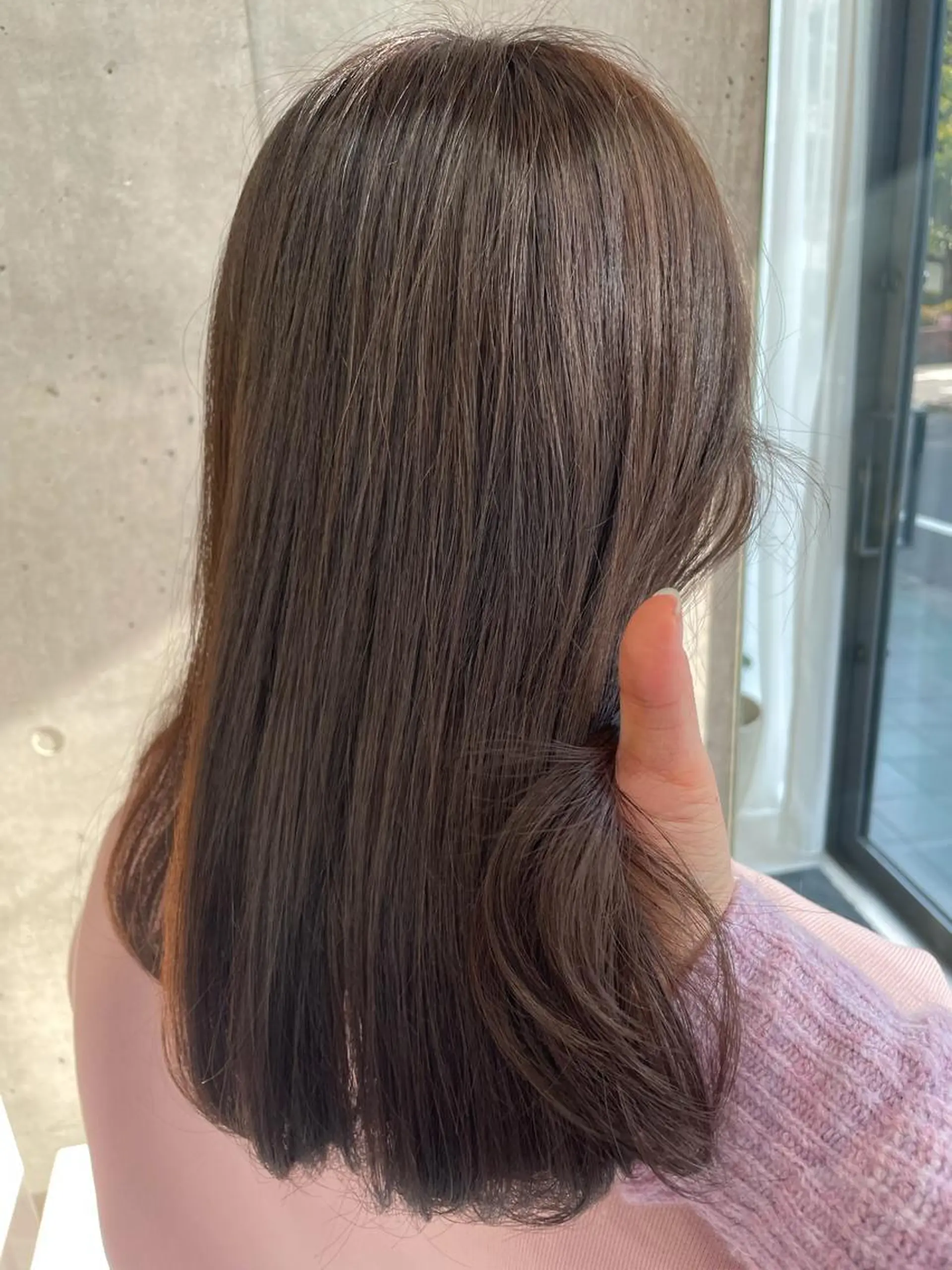 ミディアム カット ヘアカラー トリートメント フェイシャルエステ＆まつげサロン　La Pleine Lune【プレーヌリュンヌ】所属・YURI /まつげパーマのヘアスタイル