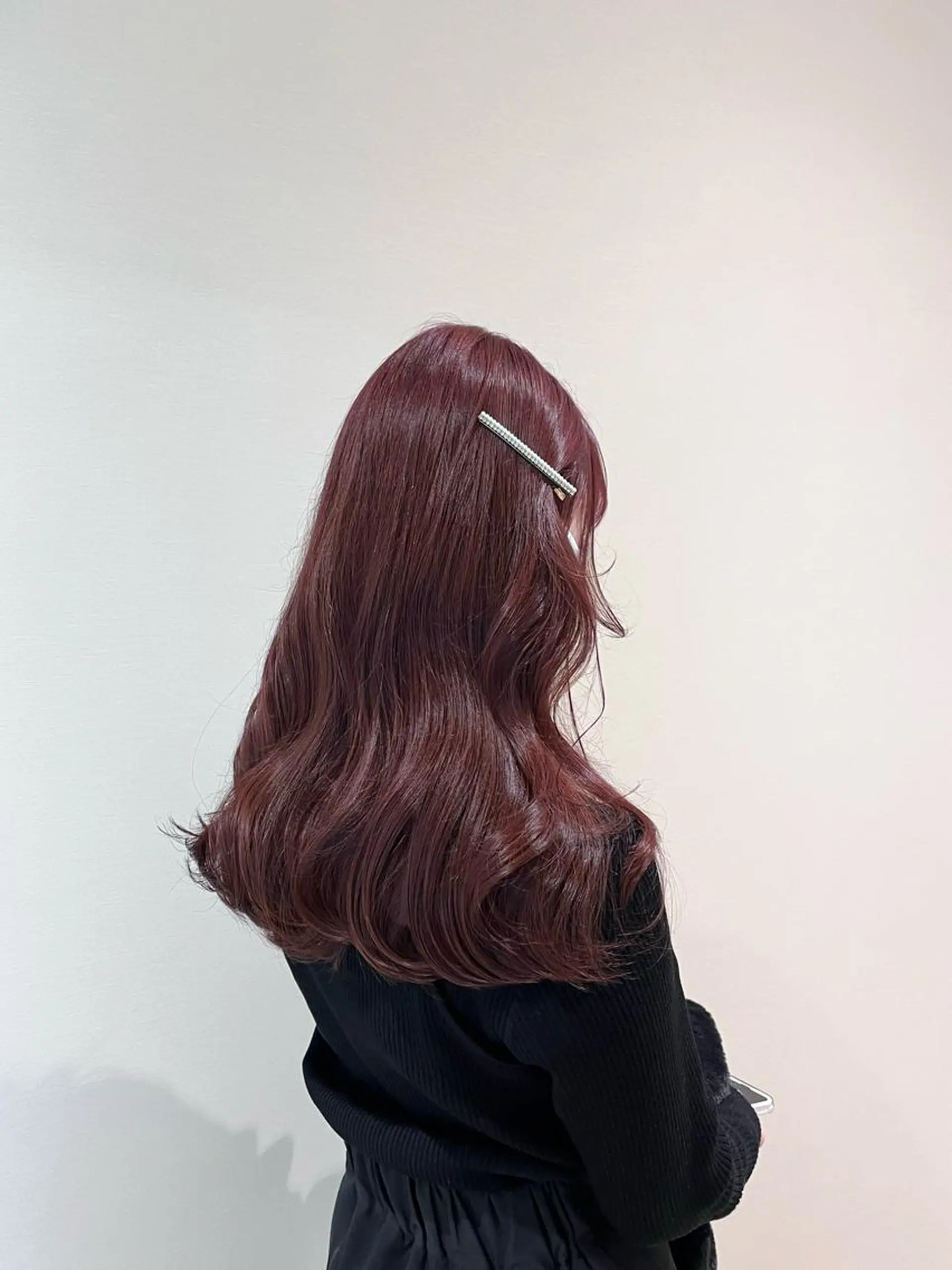 ロング ヘアカラー トリートメント ヘアセット RIKO👼🏻💓 韓国ガーリーのヘアスタイル