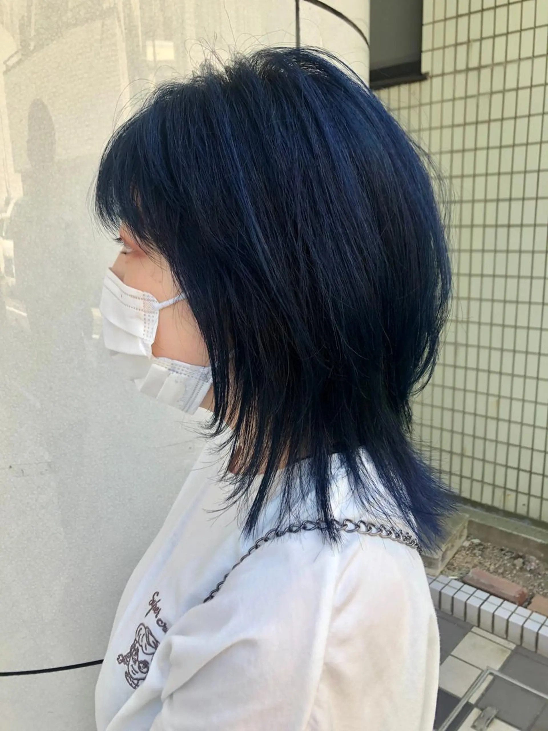 ミディアム カラー 千葉 洋平のヘアスタイル