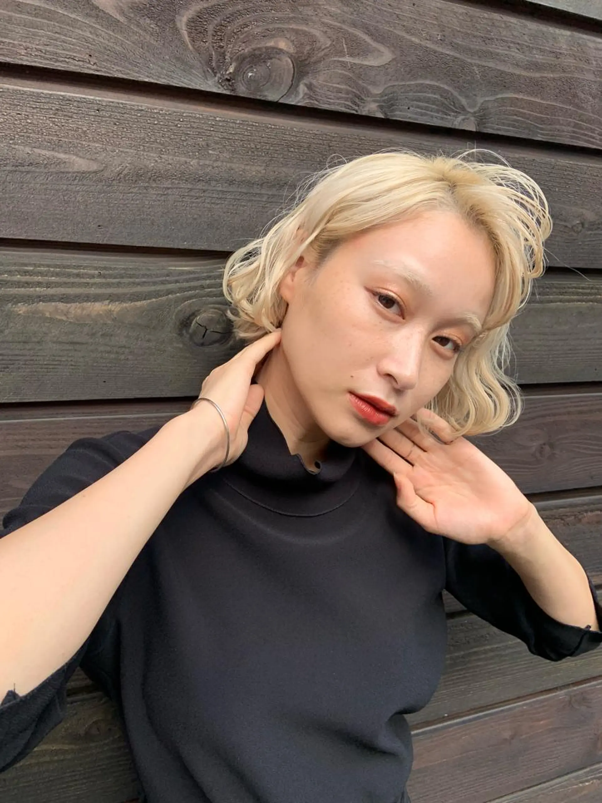 ミディアム 🤍透明感/韓国風 🤍サクラギヒトミのヘアスタイル