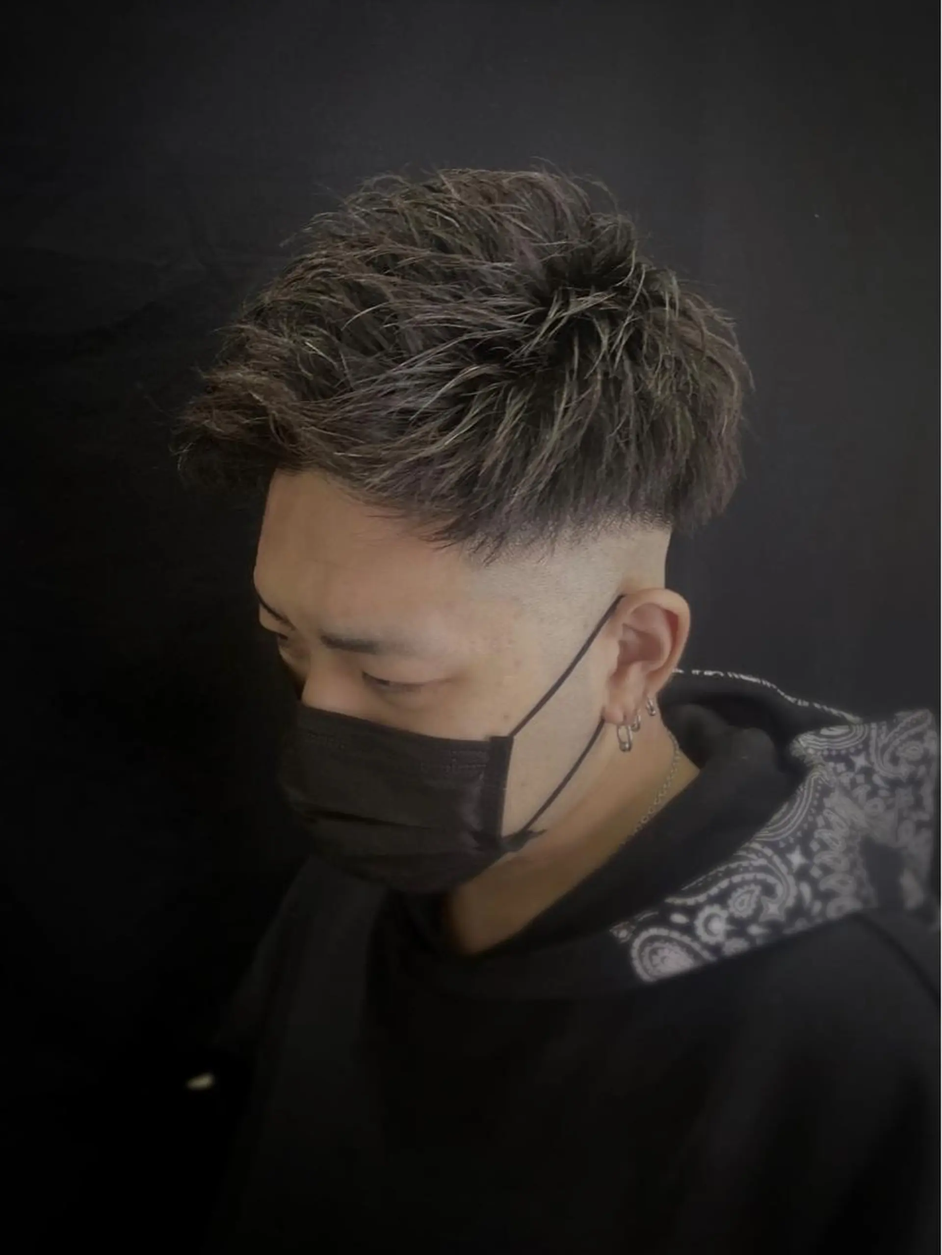 ショート メンズ メンズパーマ/ メッシュ😎タクミのヘアスタイル