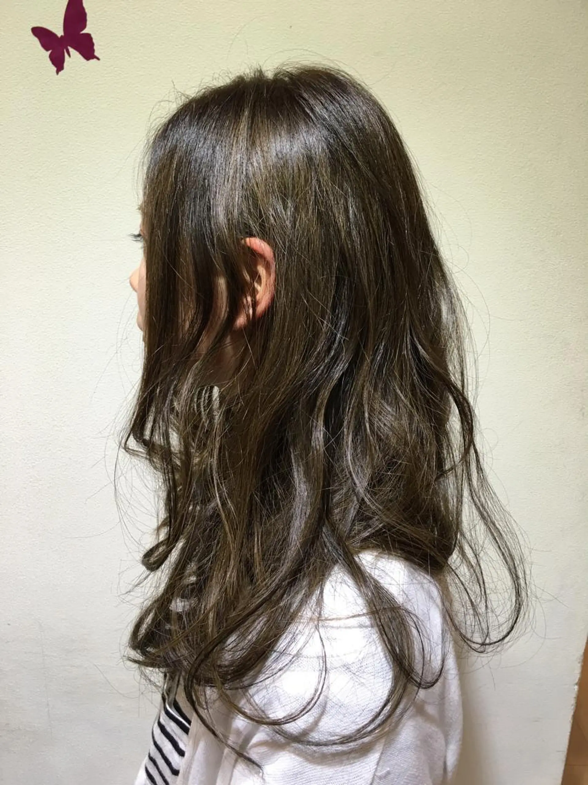 ロング カラー ヘアアレンジ Agu  hair rupia 金沢店所属・金沢美容室/ 艶髪/夜営業/JINのヘアスタイル