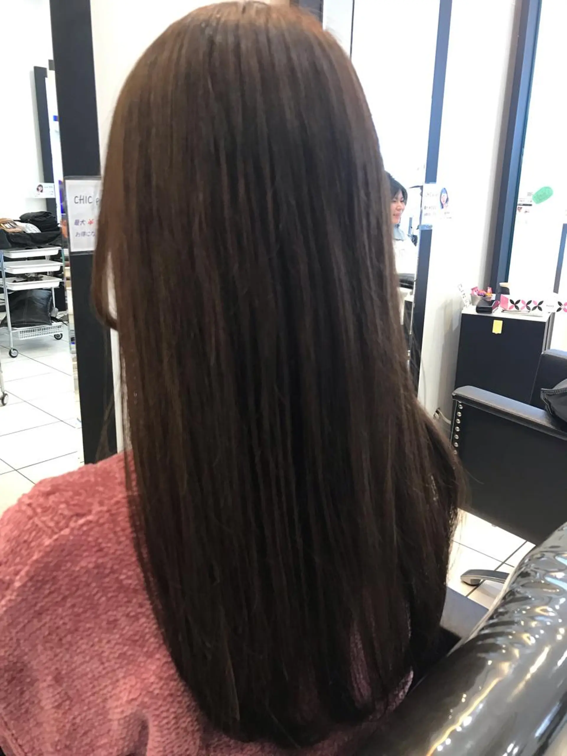 ミディアム YASU🍎CUT 赤系カラー/ヘアケアのヘアスタイル