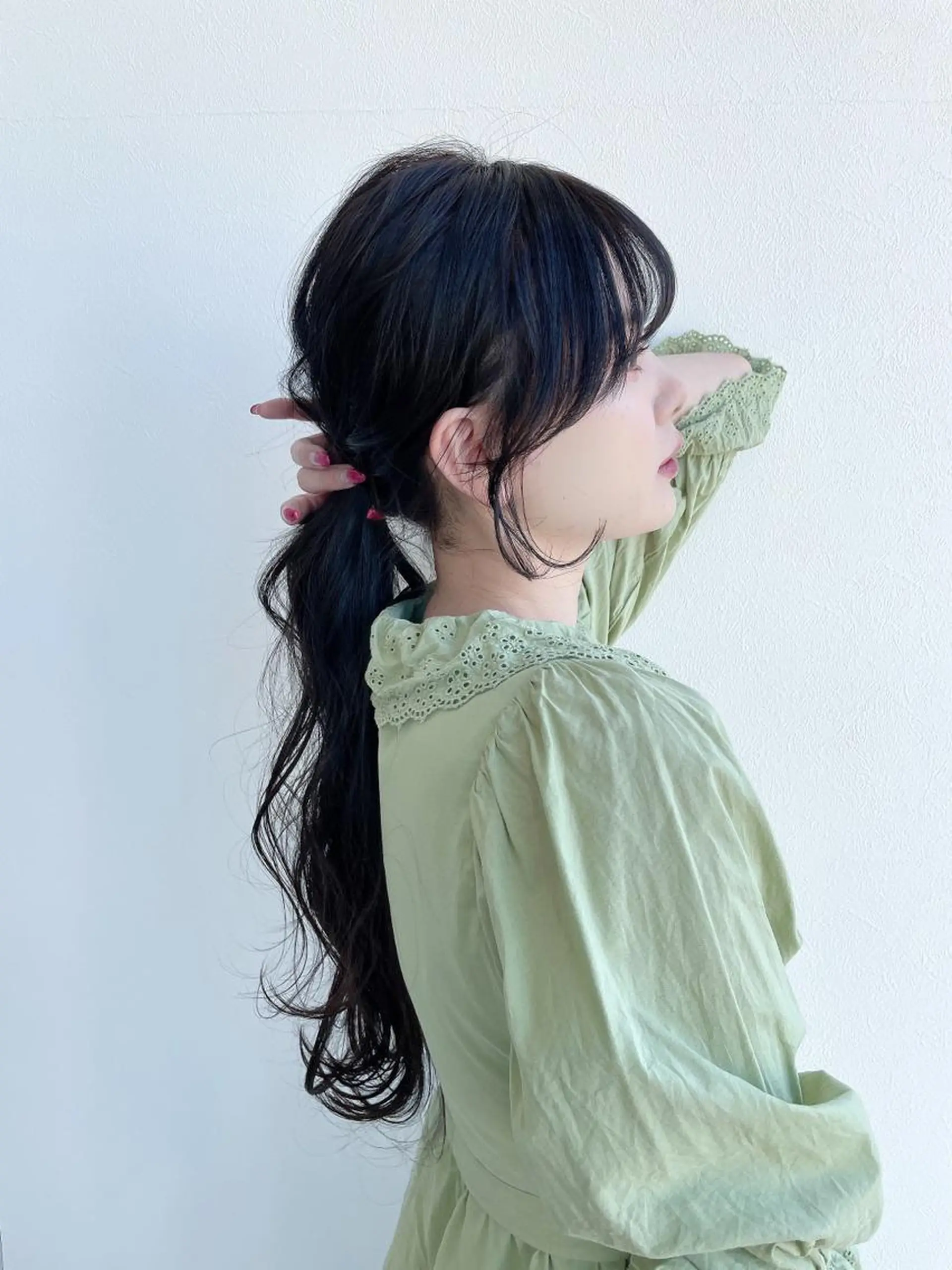 ロング 似合わせ/小顔/ 韓国✨KAITOのヘアスタイル