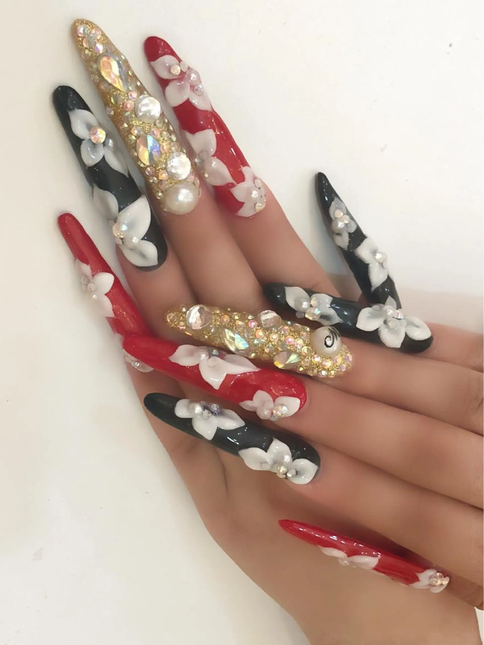 ロング カラー メンズ ネイル NAILSGOGO shibuyaのネイルデザイン