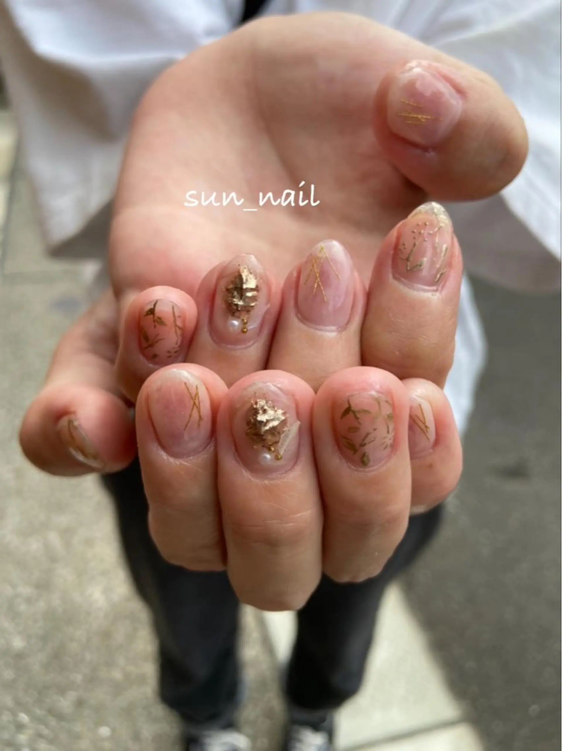 ネイル アートネイル クリアネイル ミラーネイル ニュアンスネイル . unffのネイルデザイン