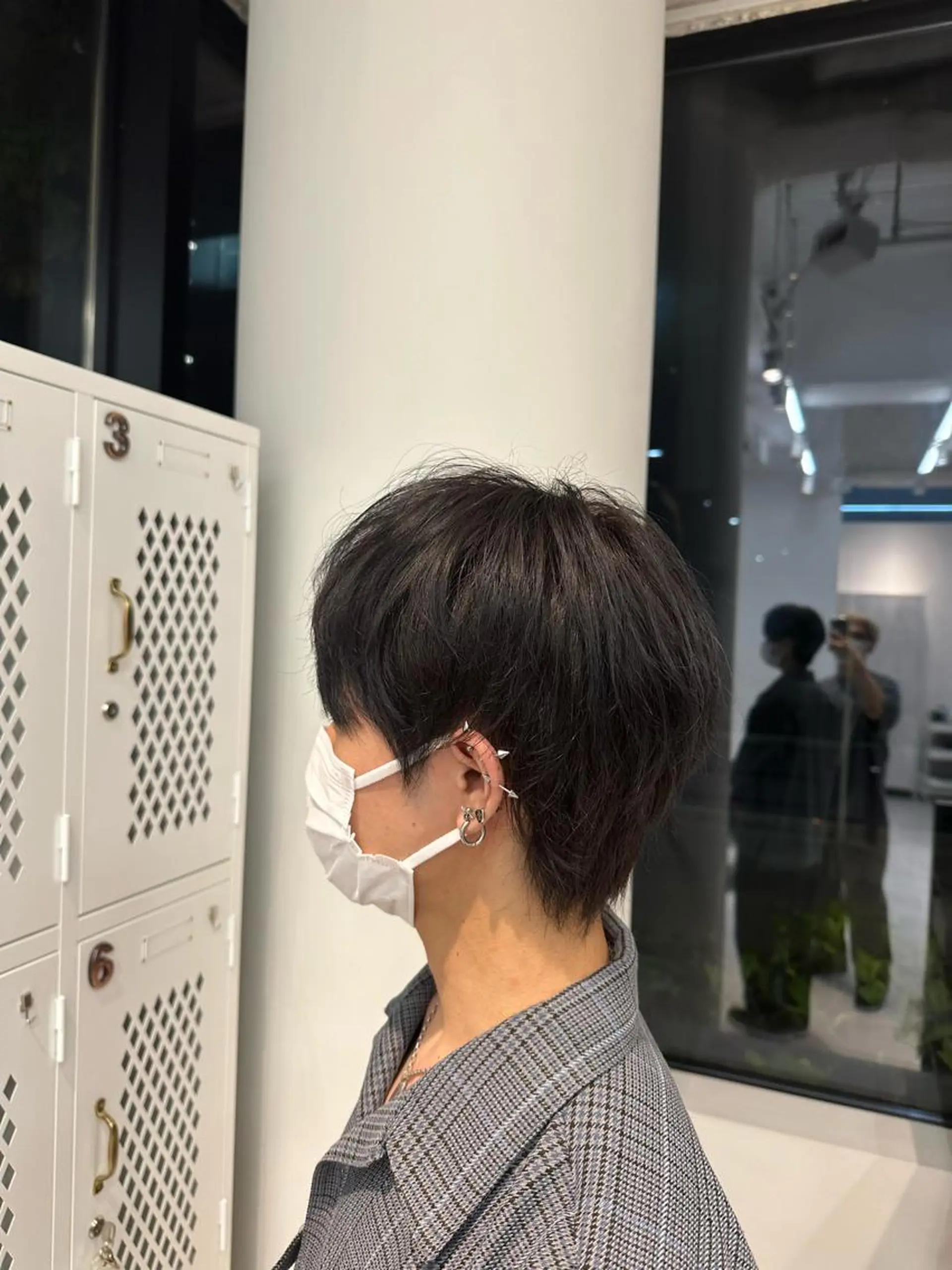 ショート カラー メンズ カット 縮毛矯正 レイヤーカット/ 堺 健人のヘアスタイル