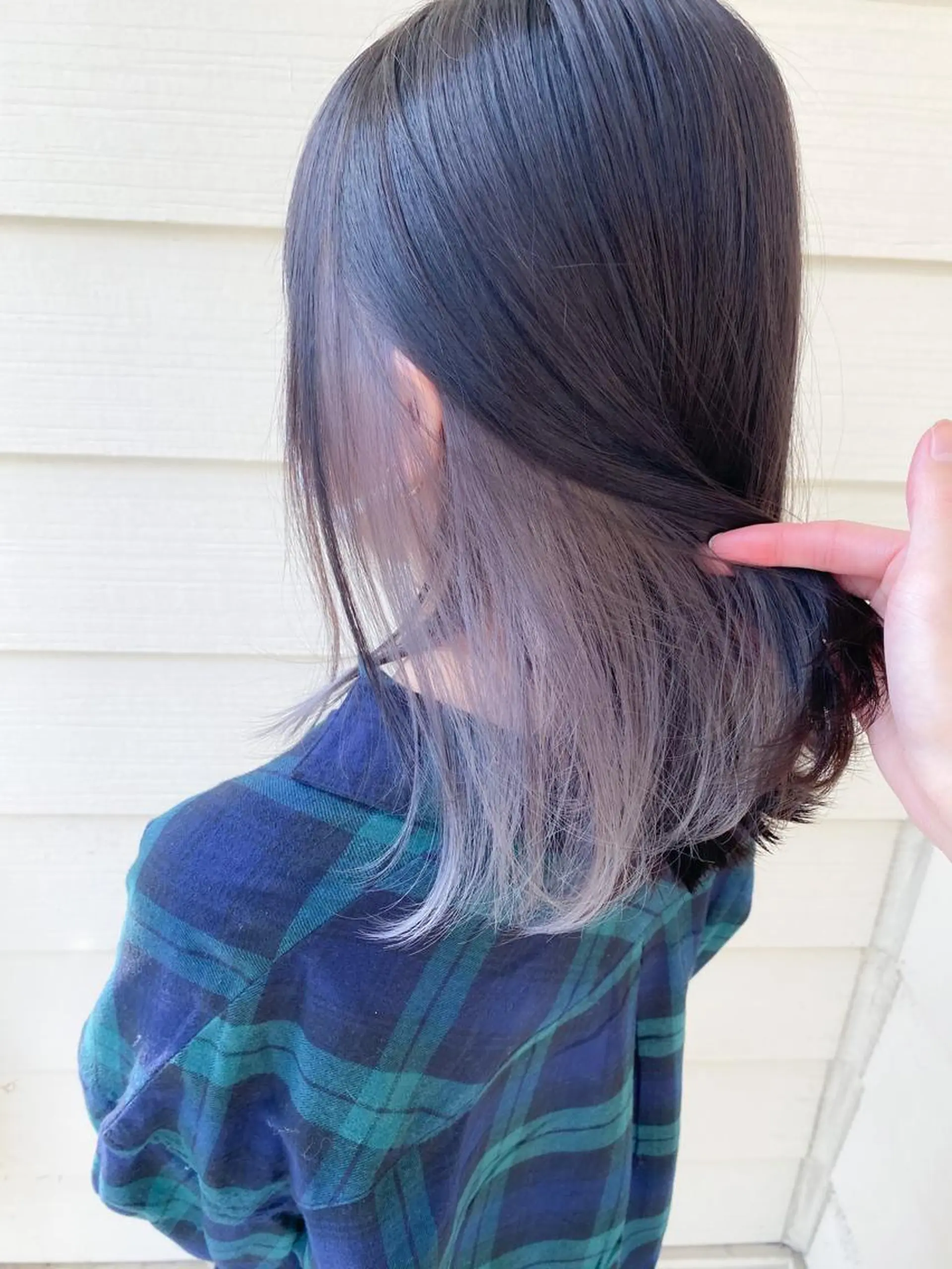 セミロング ヘアカラー y.s.h所属・ハイトーンカラー🌈 メンズパーマ鈴木康平のヘアスタイル