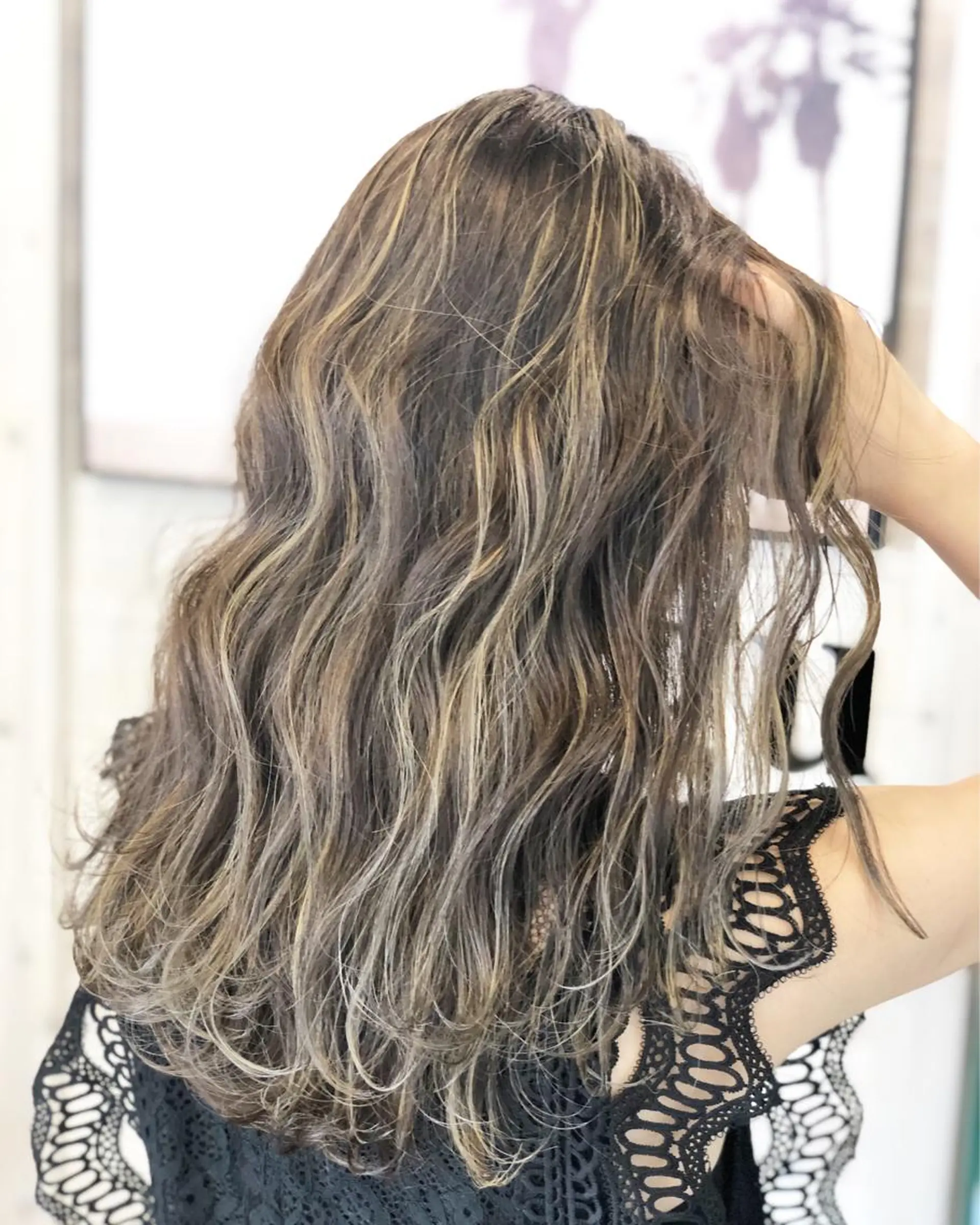 セミロング ハイライト カット ヘアカラー トリートメント HairSalonArc-en-ciel所属・ヘアーサロン アルカンシエルのヘアスタイル