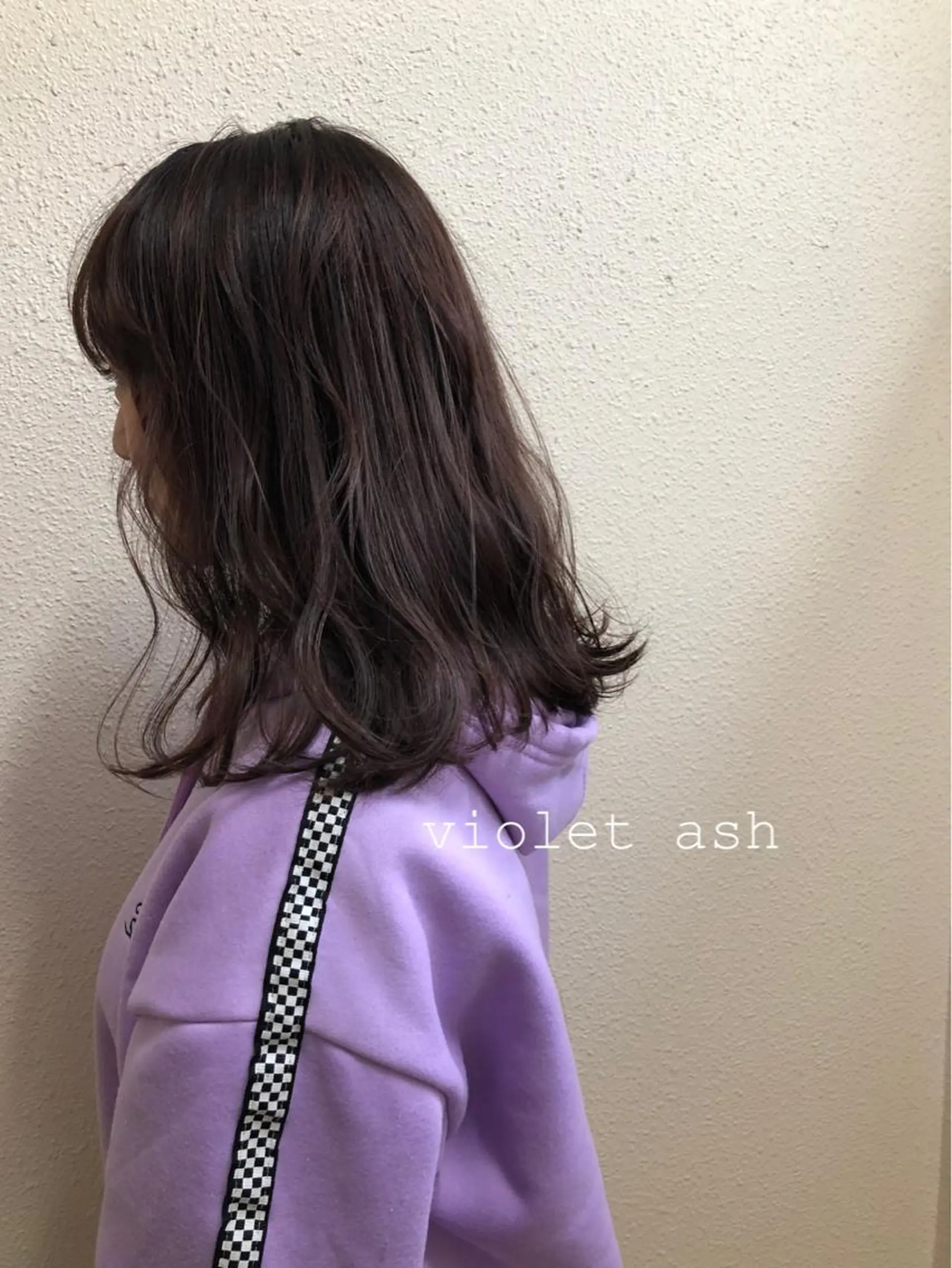 ミディアム カラー カット ヘアカラー トリートメント ツキノキ ミナのヘアスタイル