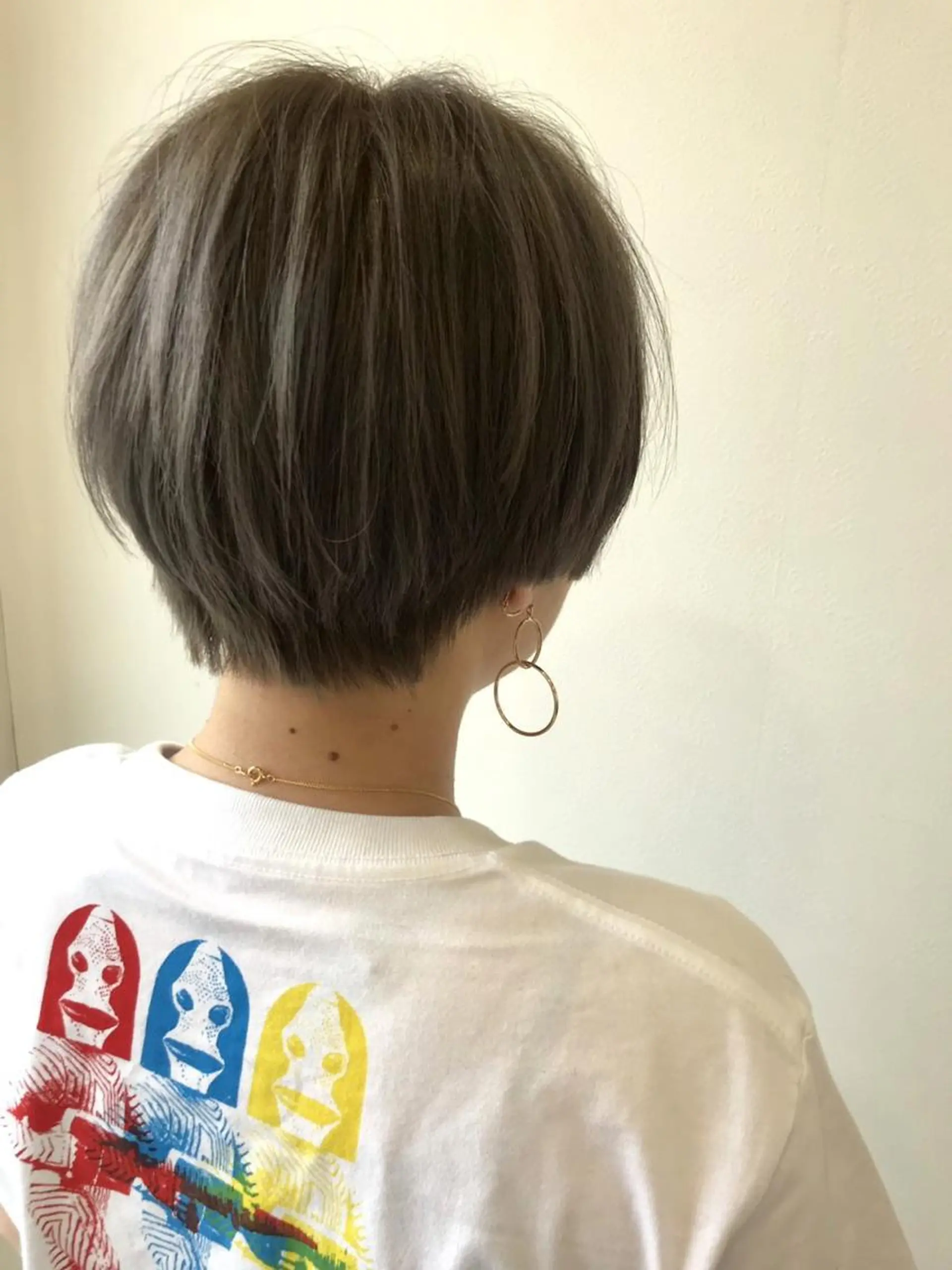 ショート カラー パーマ ヘアアレンジ メンズ 川上 有香のヘアスタイル